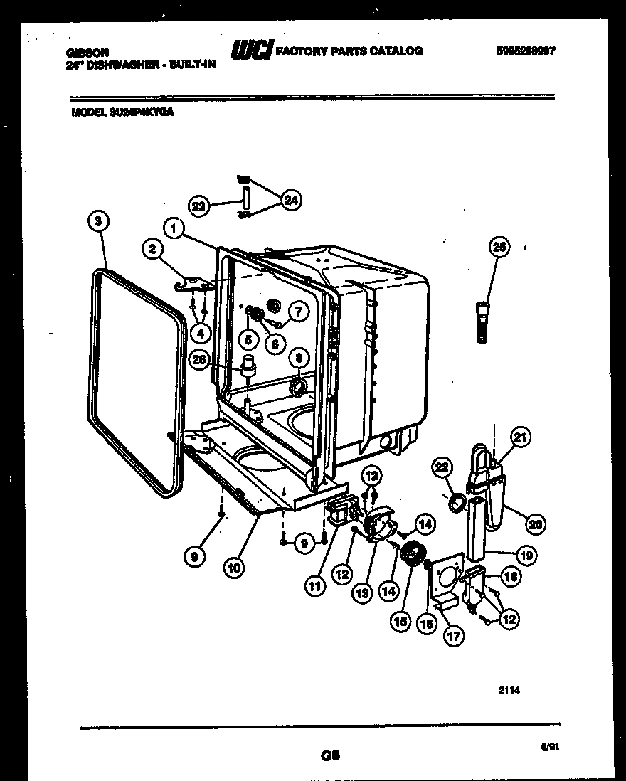 05 - TUB AND FRAME PARTS
