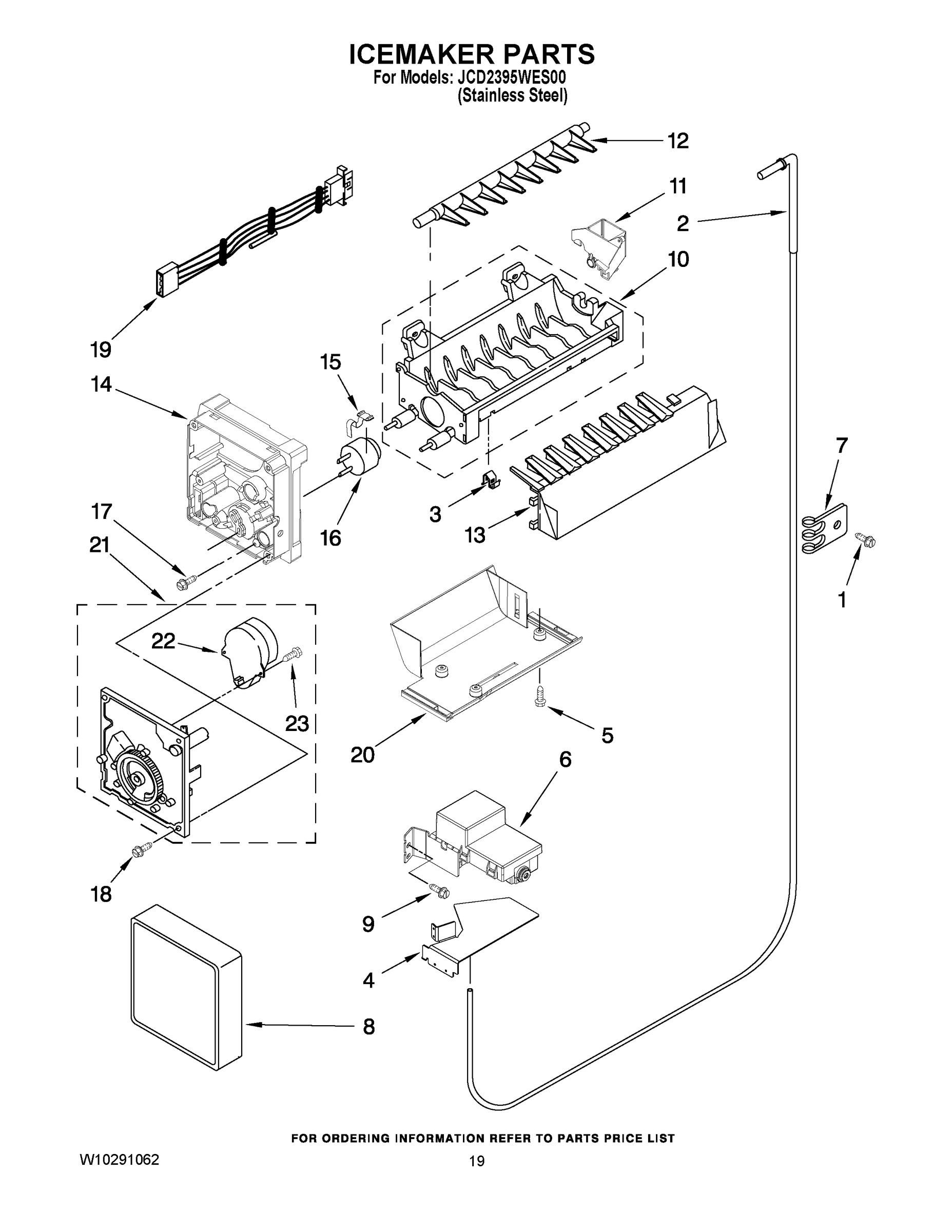 12 - ICEMAKER PARTS