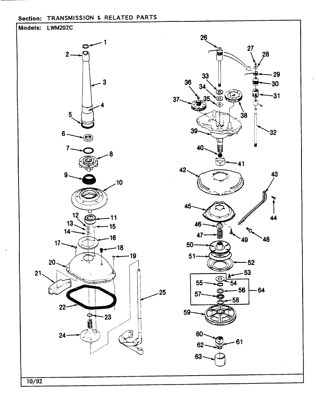 08 - TRANSMISSION & RELATED PARTS (REV. E-J)