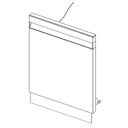 DD97-00603C Samsung Dishwasher Door Assembly