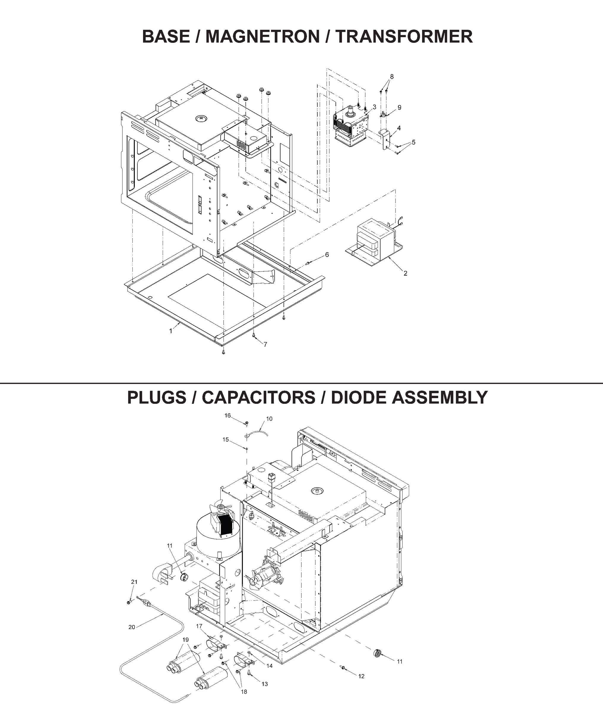 BASE / MAGNETRON / TRANSFORMER