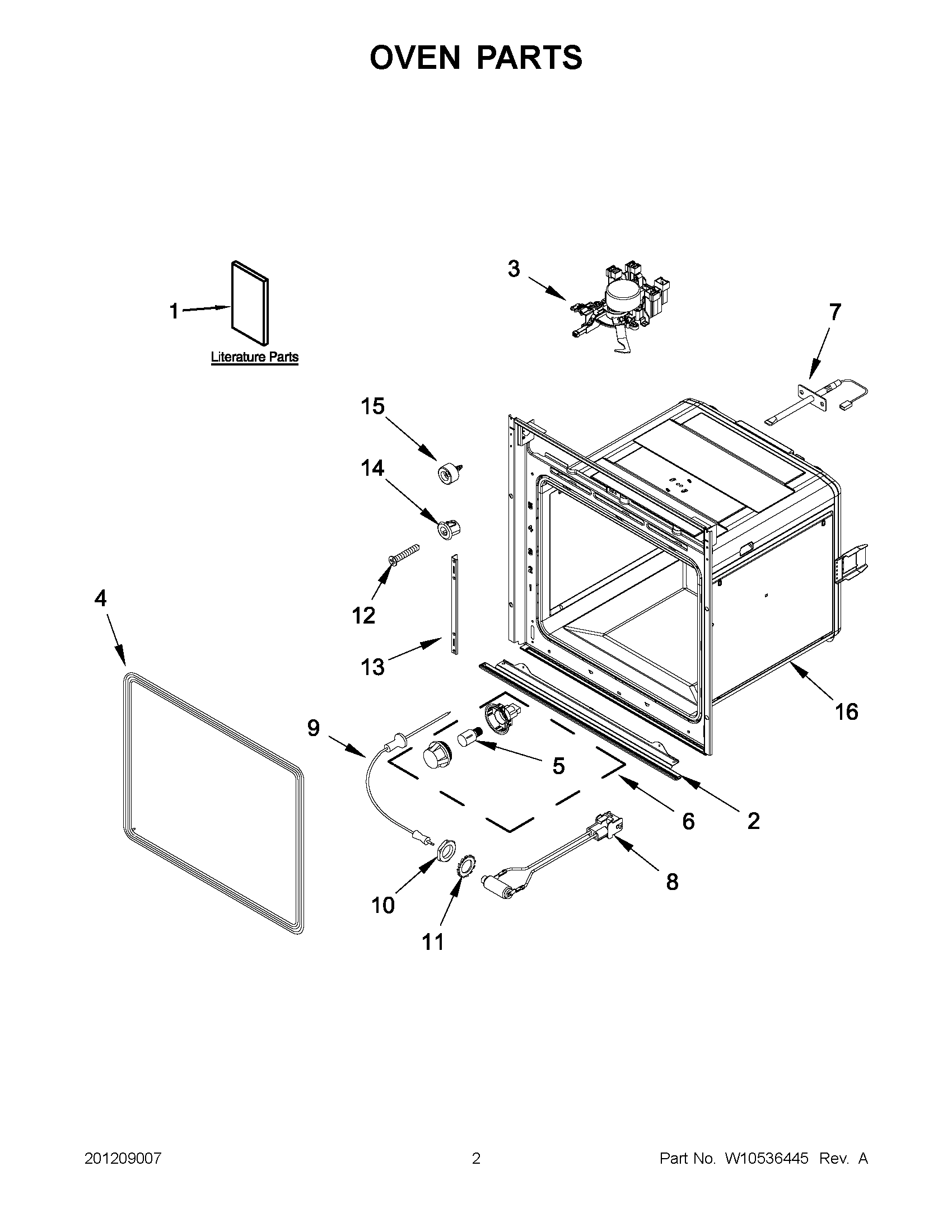 01 - OVEN PARTS