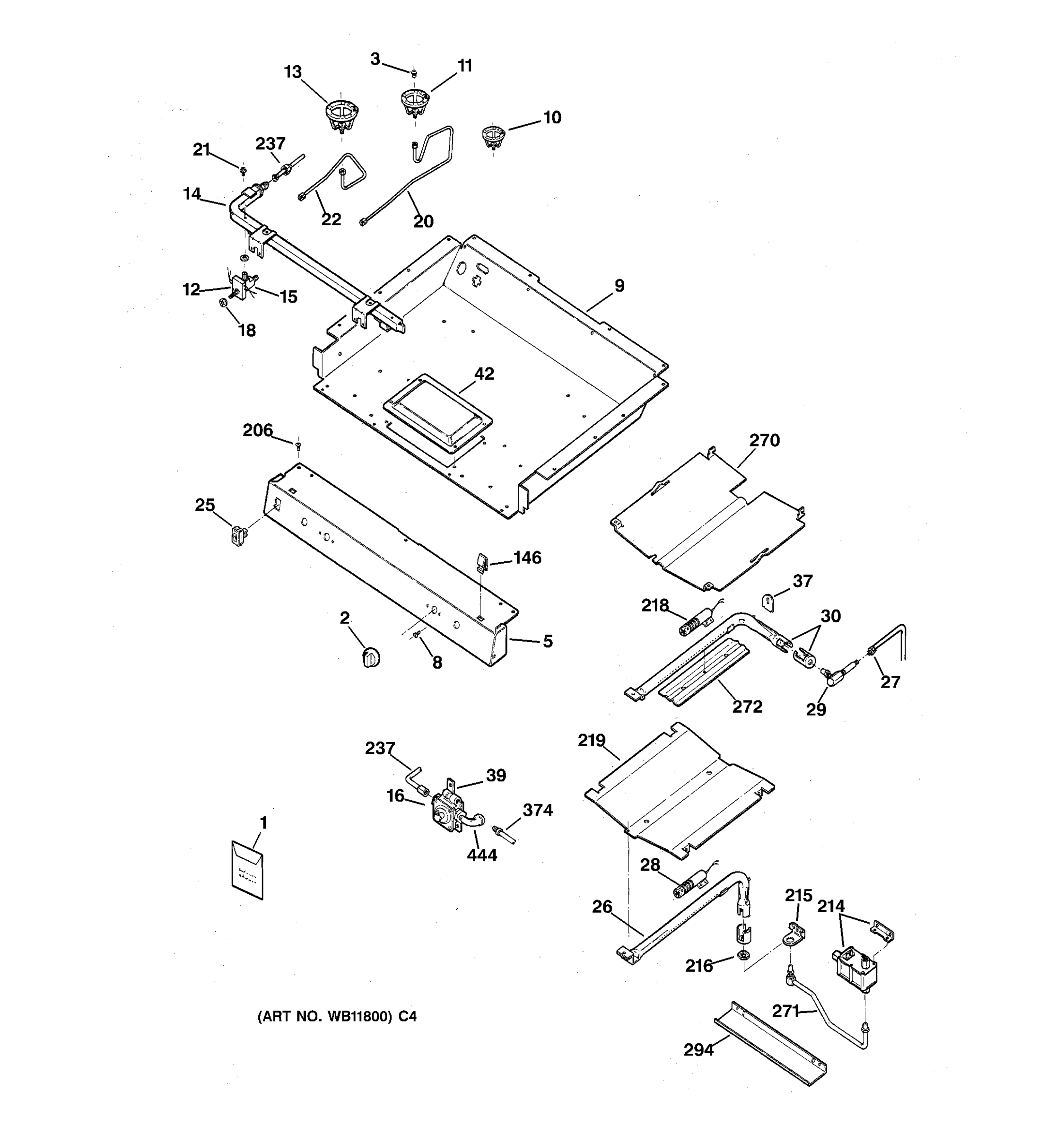 GAS BURNER PARTS