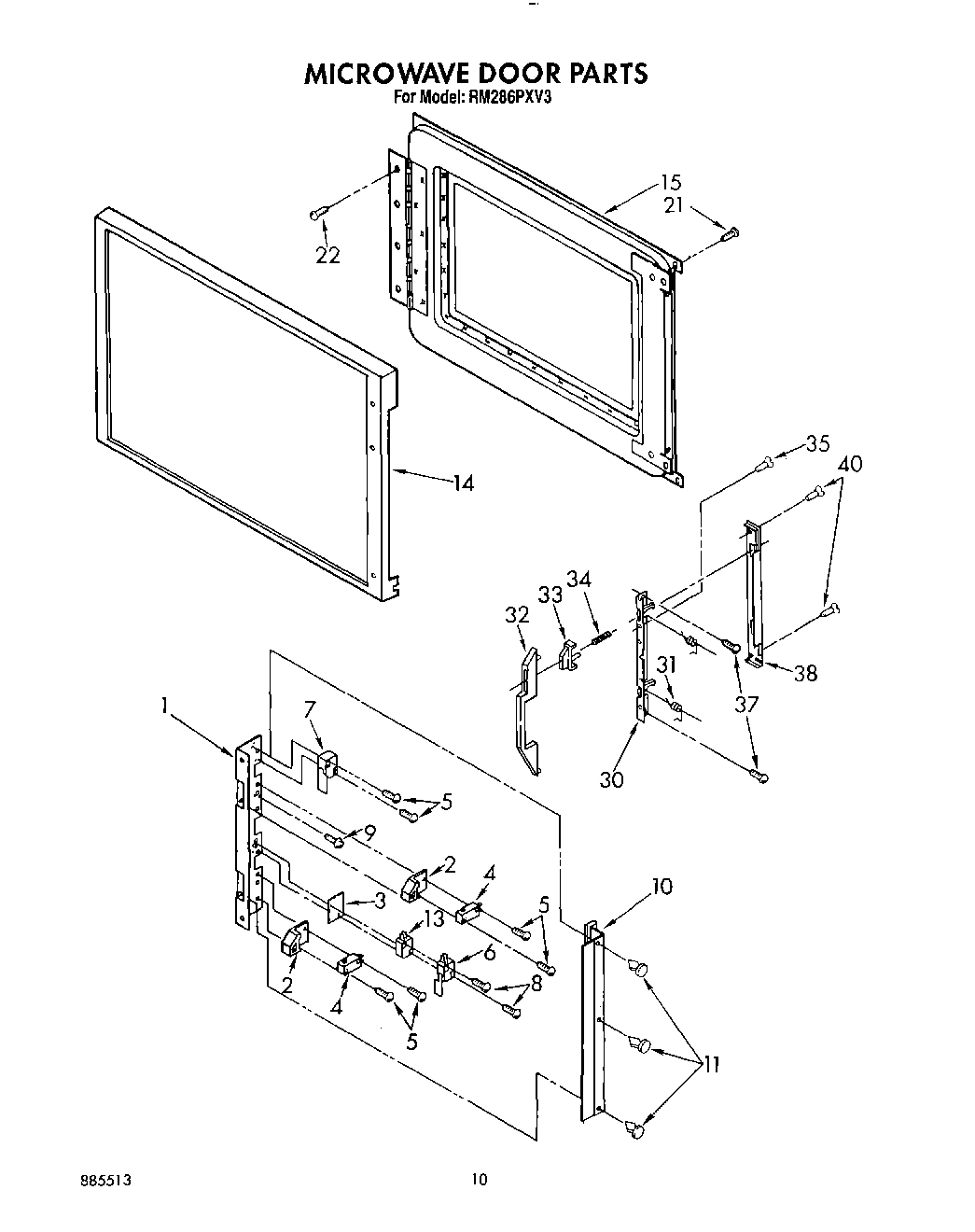07 - MICROWAVE DOOR