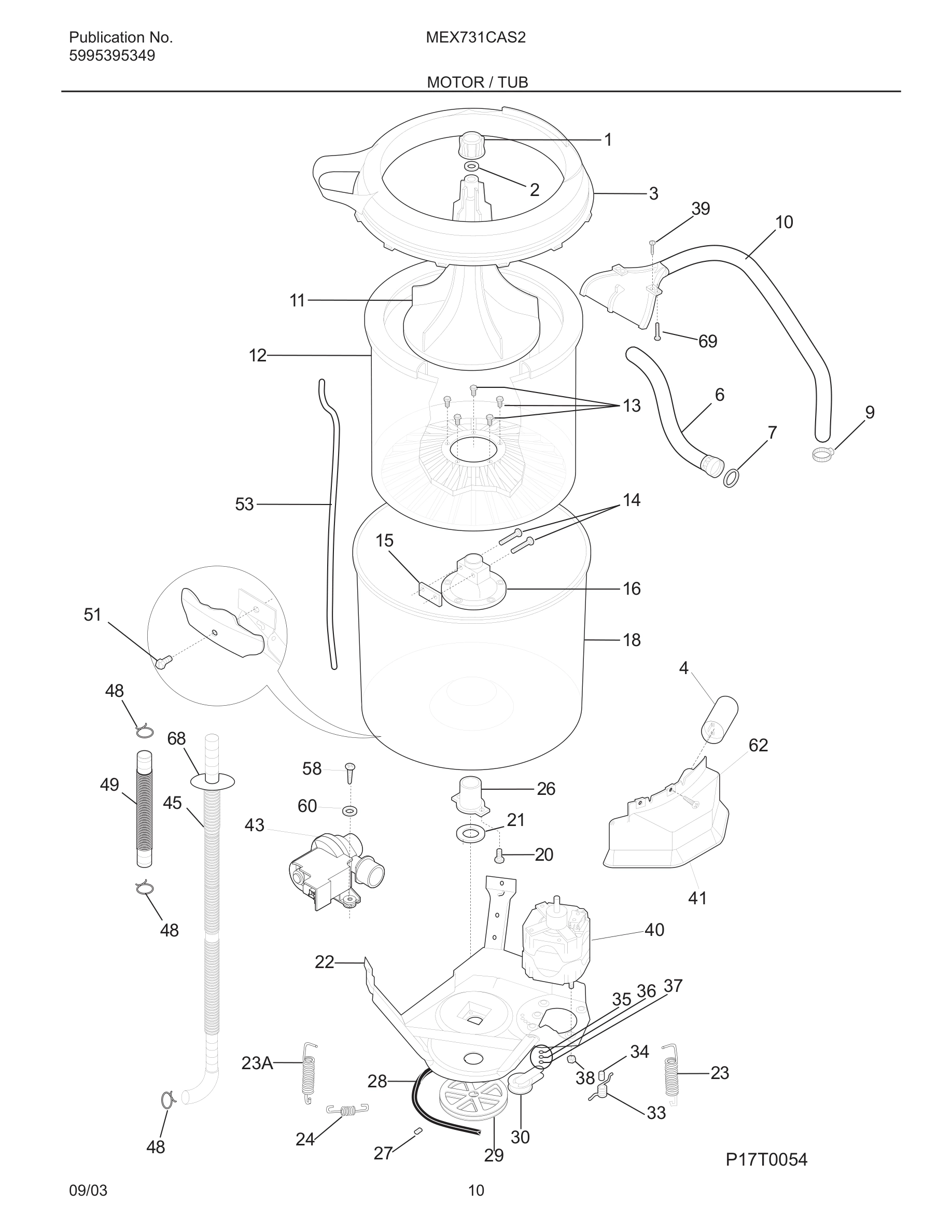 11 - MOTOR / TUB