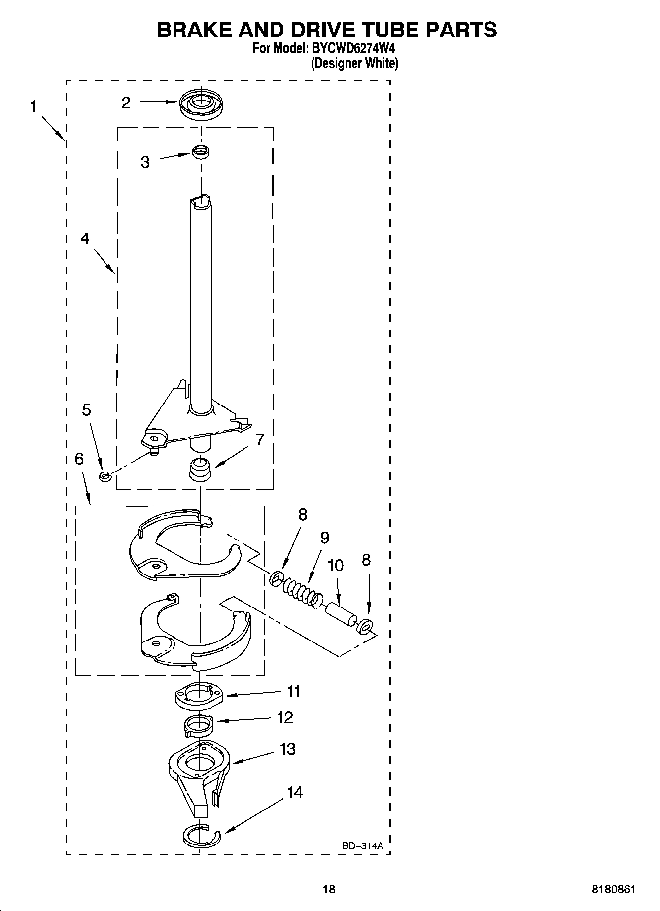 12 - BRAKE AND DRIVE TUBE PARTS