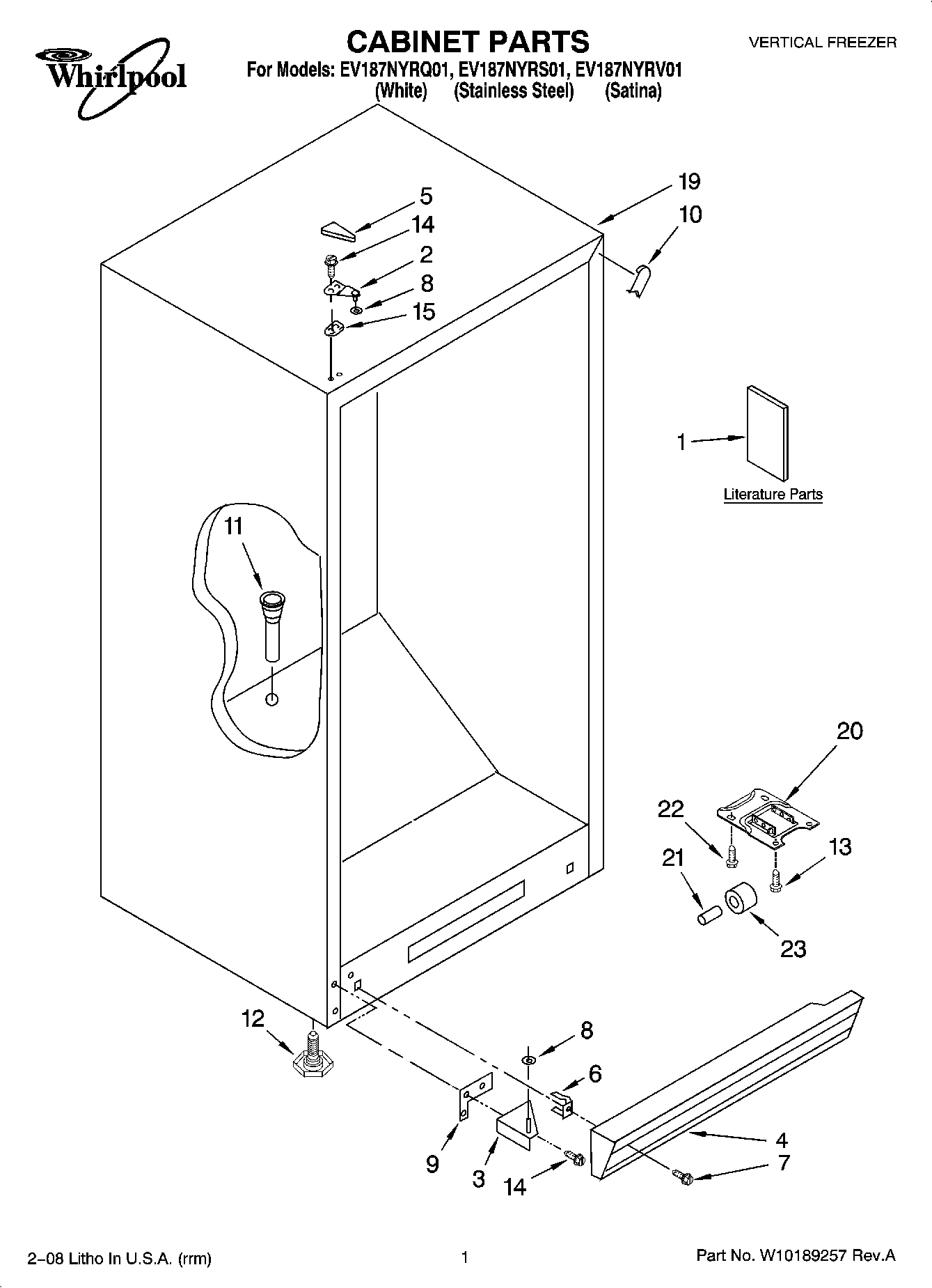 01 - CABINET PARTS