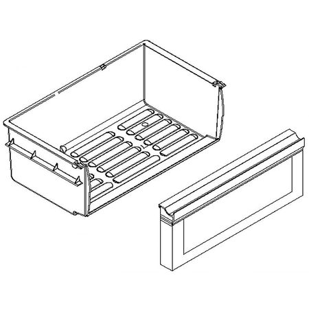 W10529585 Whirlpool Refrigerator Crisper Draw