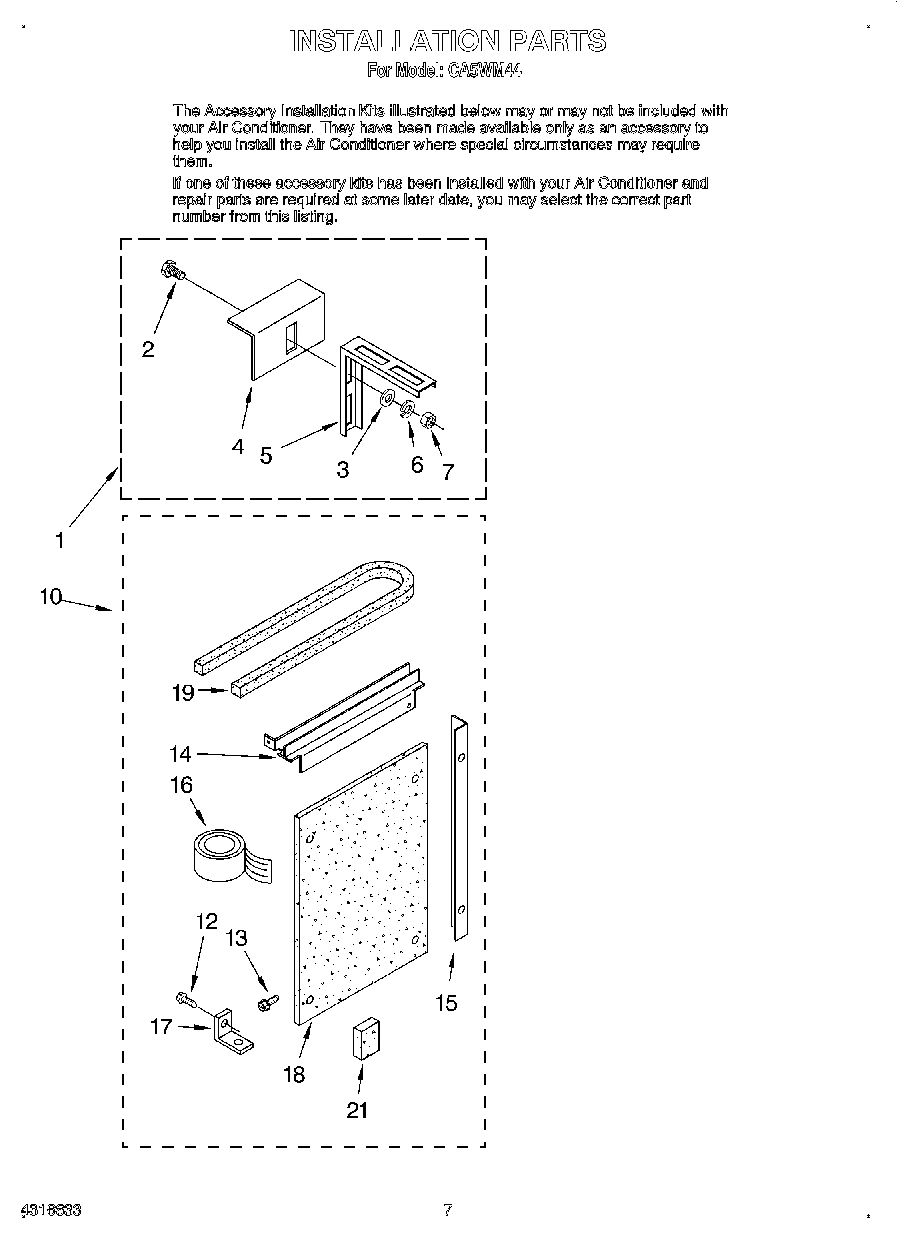 05 - INSTALLATION PARTS