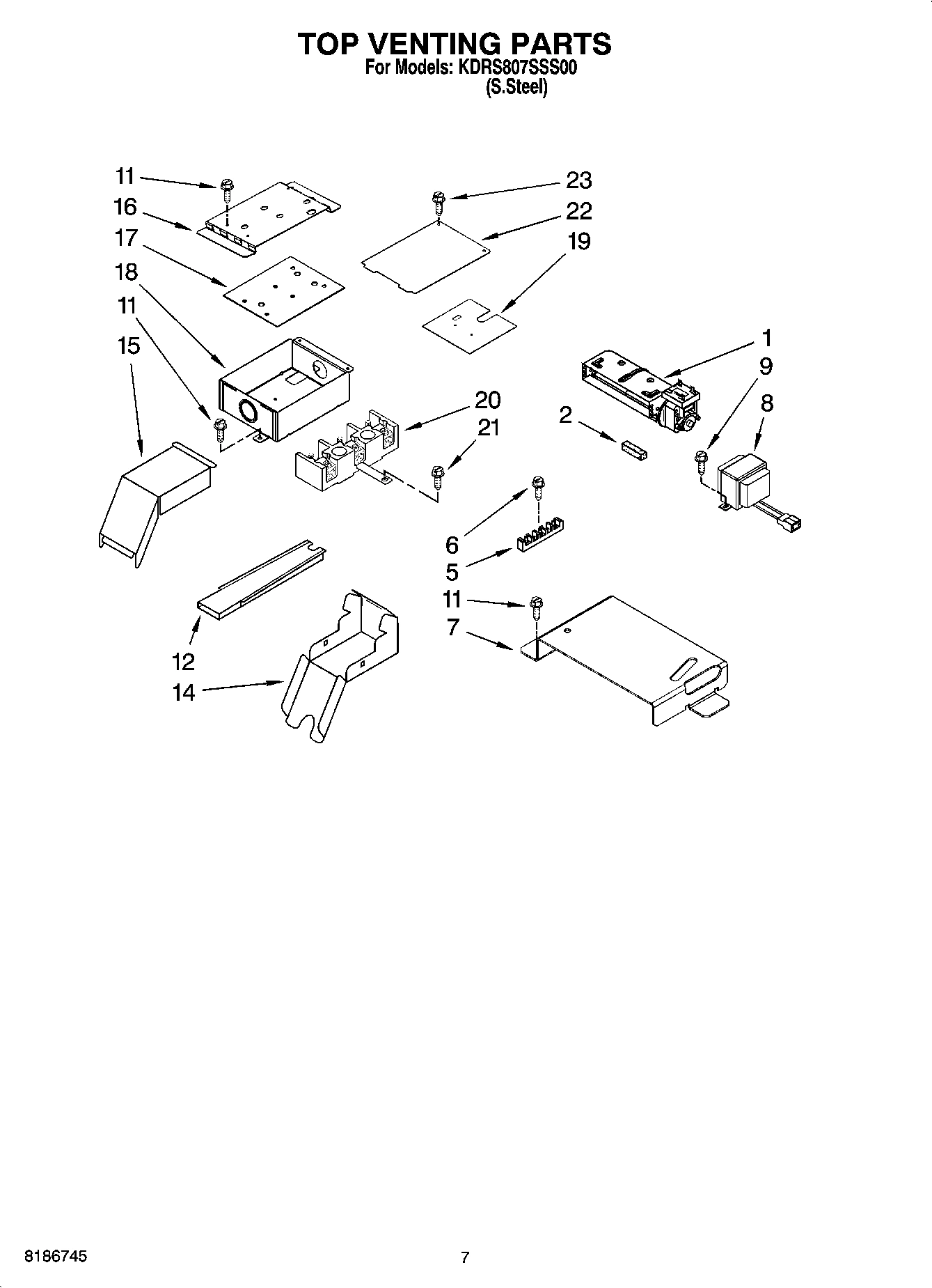 04 - TOP VENTING PARTS