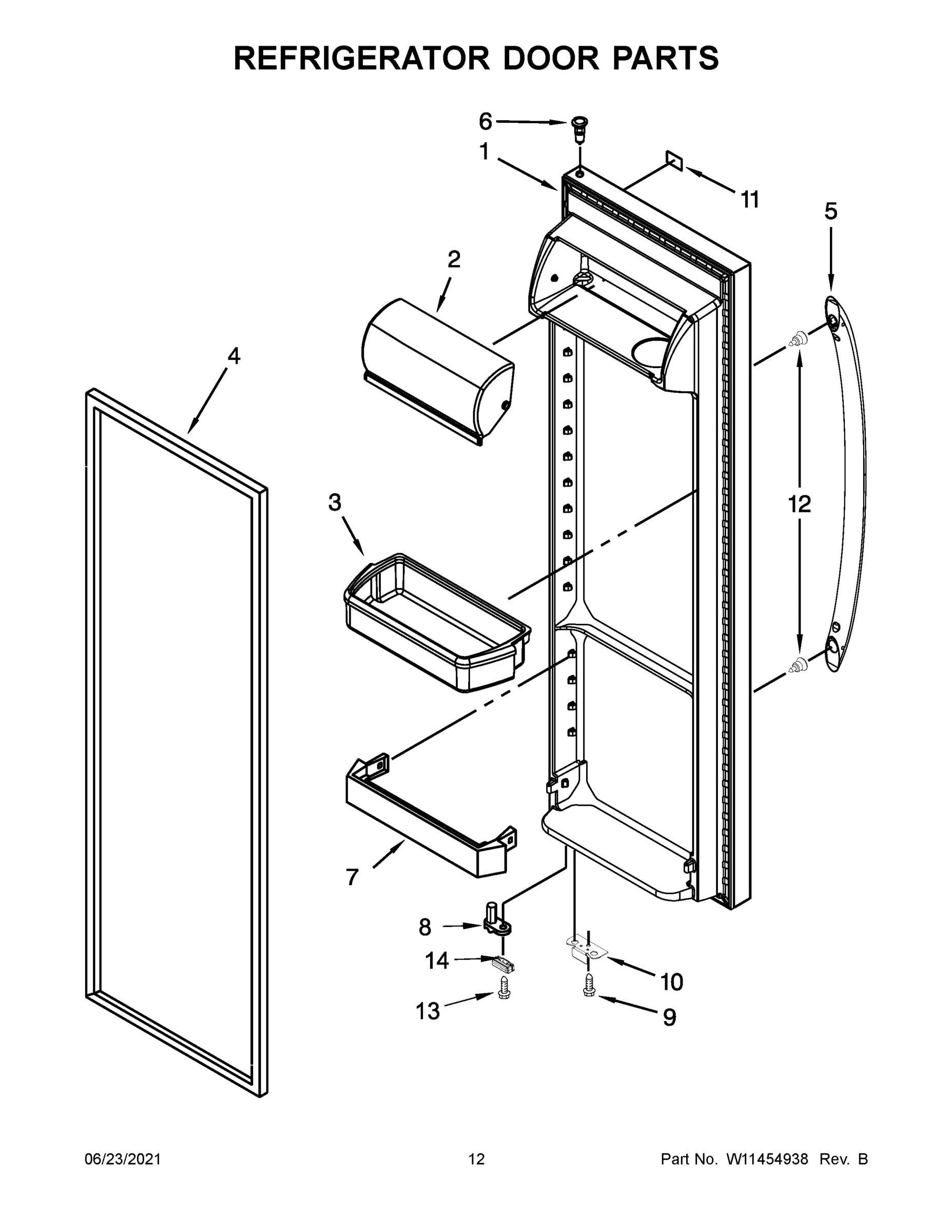 07 - REFRIGERATOR DOOR PARTS