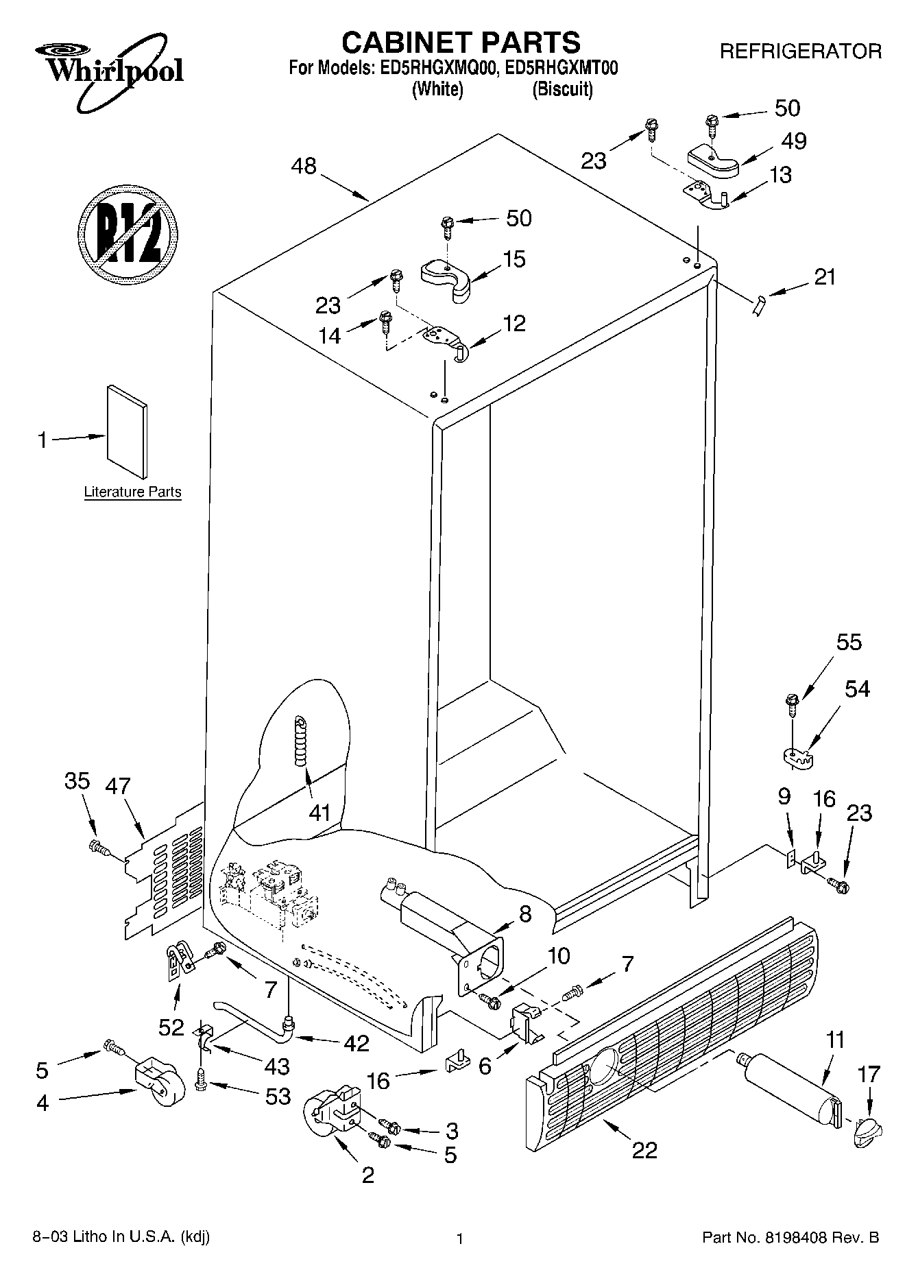 01 - CABINET PARTS