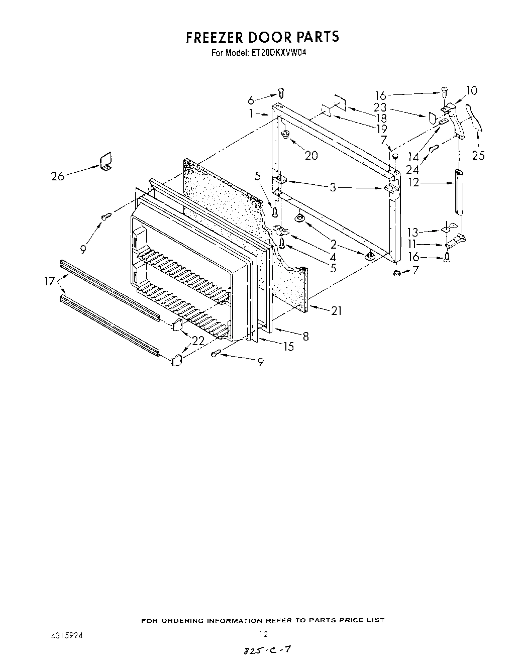 08 - FREEZER DOOR