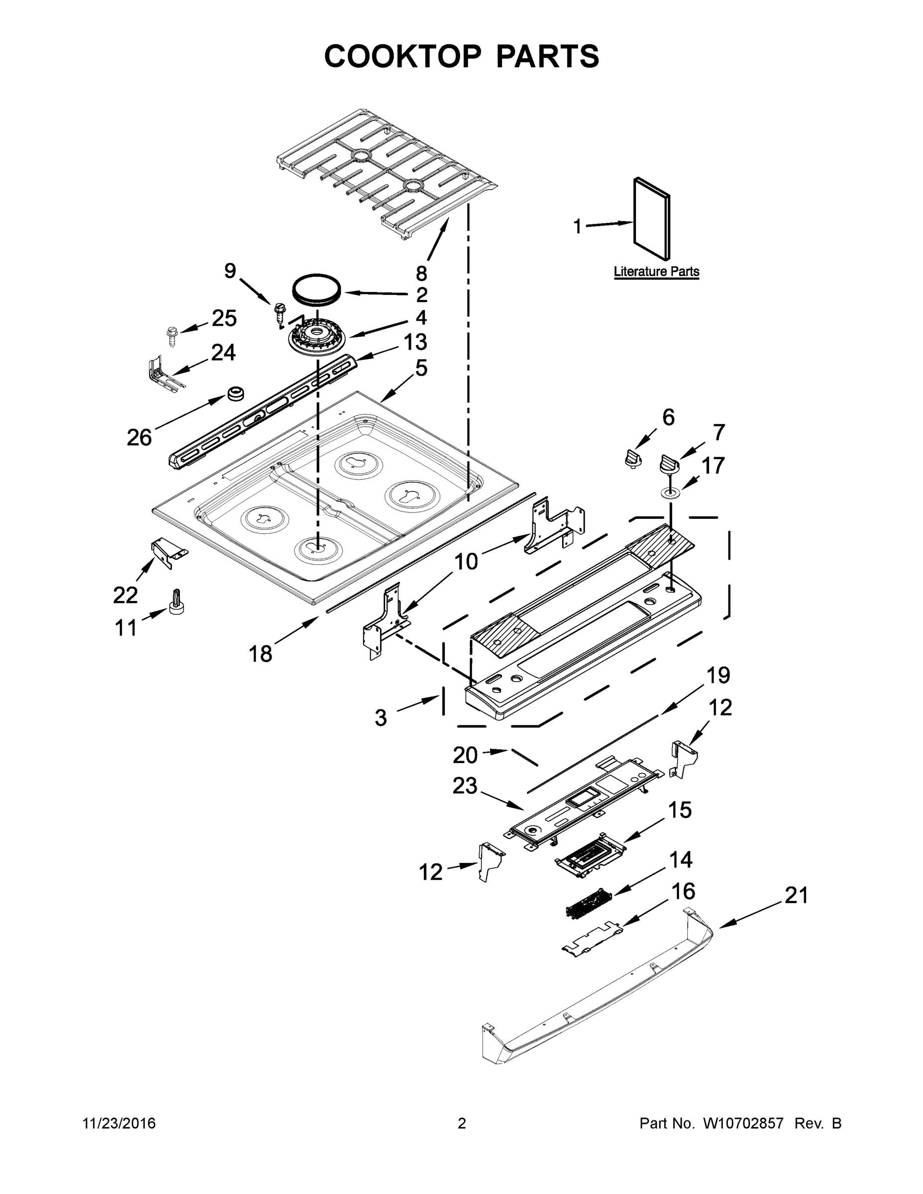 02 - COOKTOP PARTS