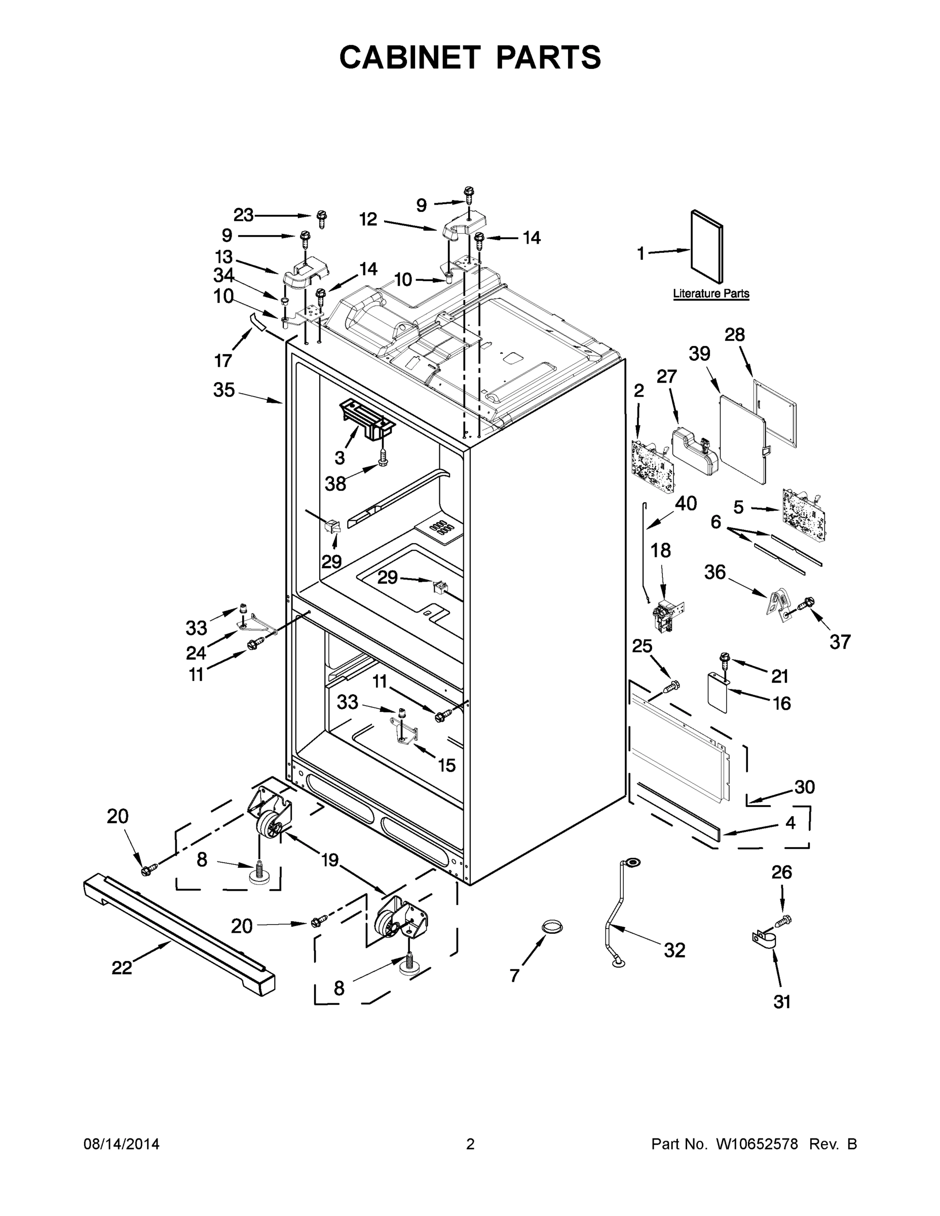 02 - CABINET PARTS