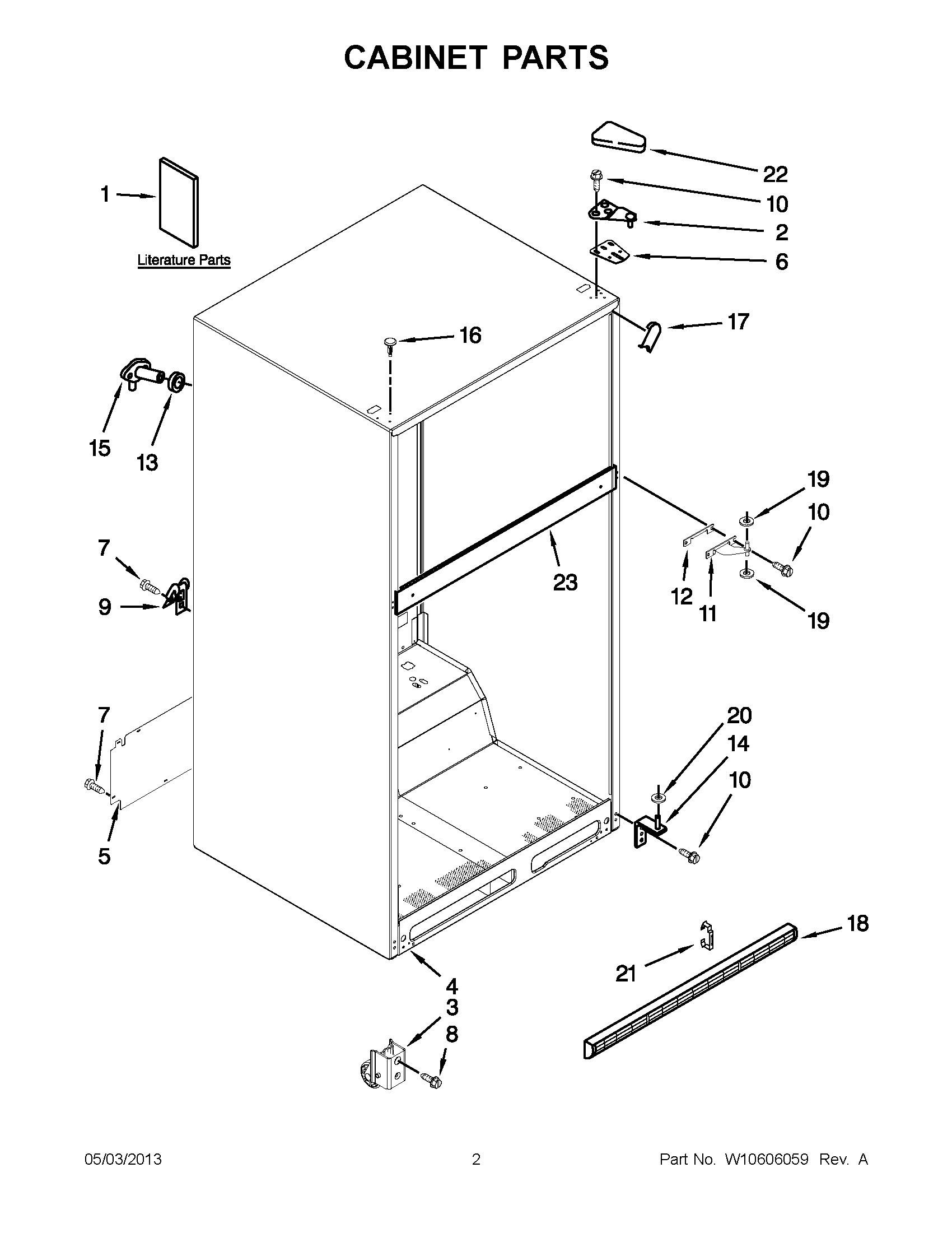 01 - CABINET PARTS
