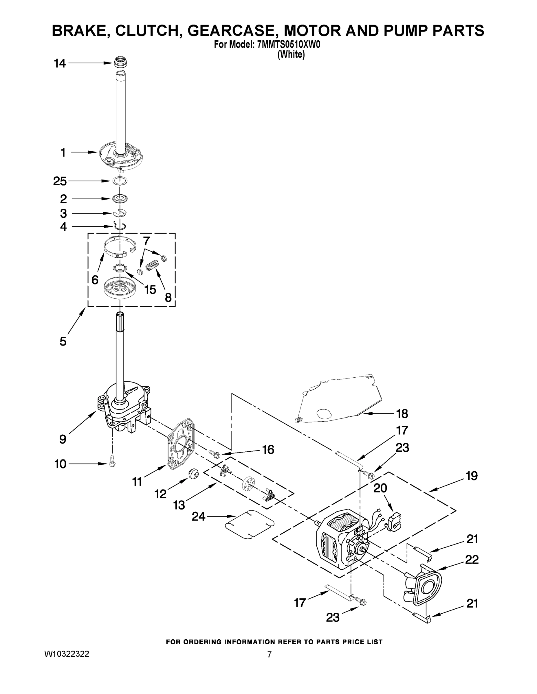 04 - BRAKE, CLUTCH, GEARCASE, MOTOR AND PUMP PARTS