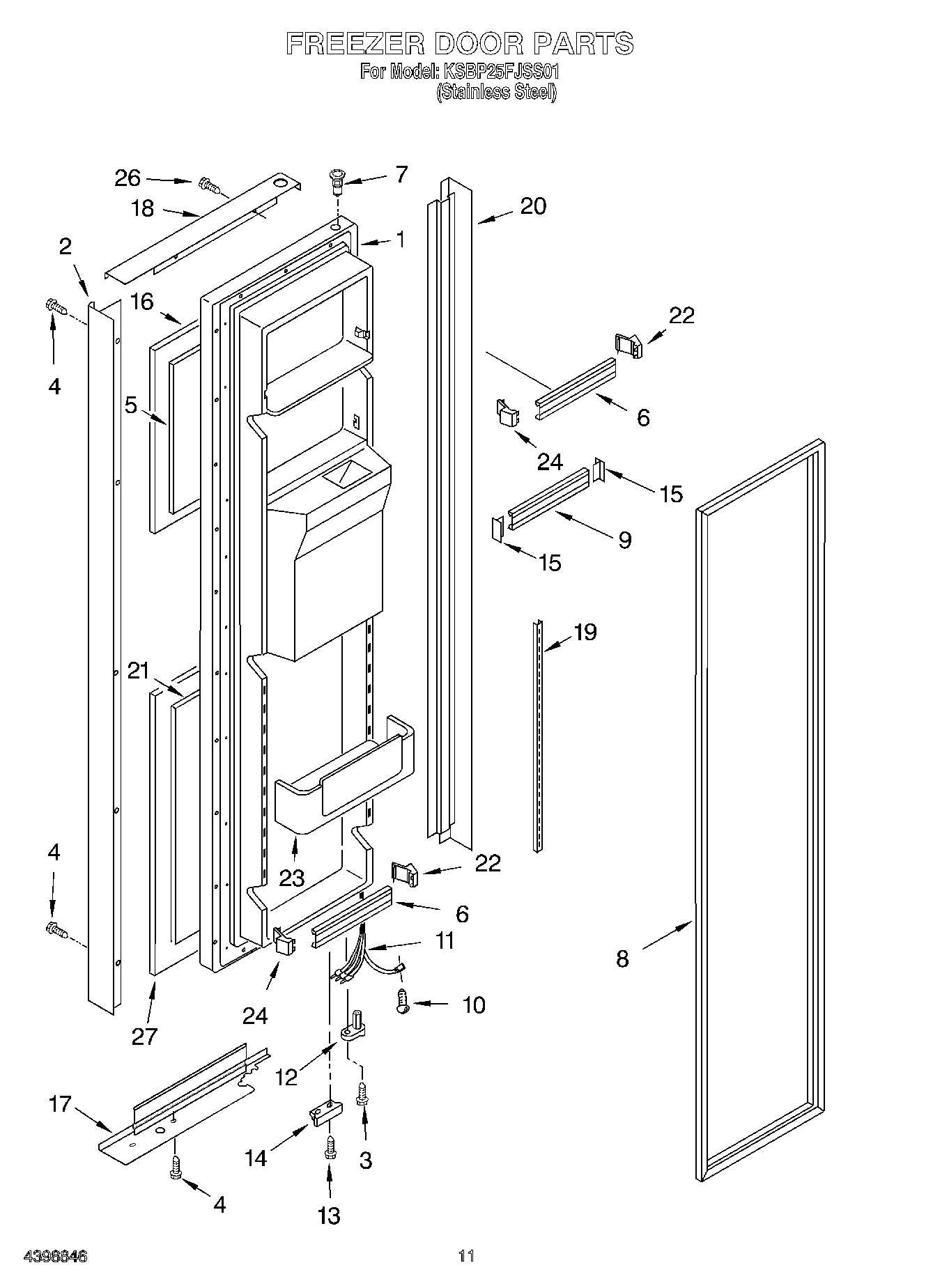 07 - FREEZER DOOR