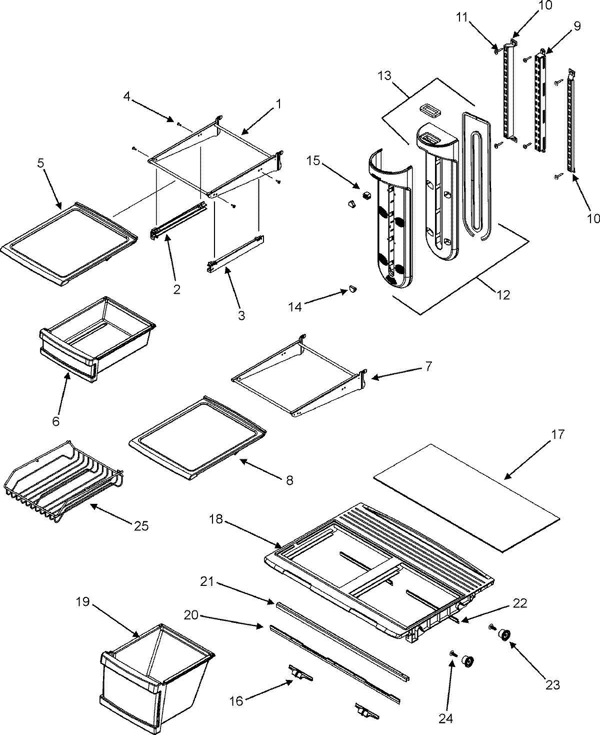 07 - SHELVES & ACCESSORIES