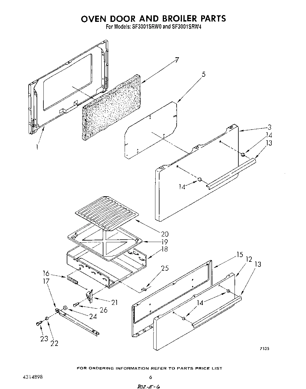 05 - OVEN DOOR AND BROILER