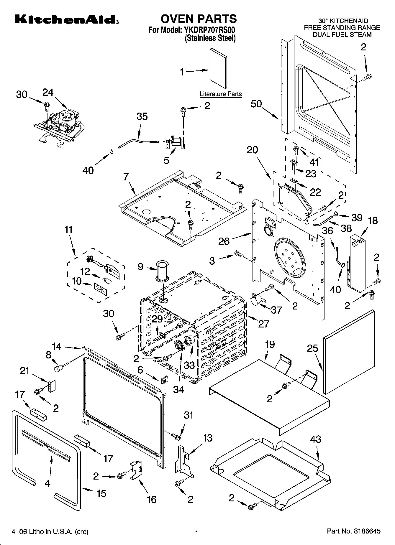 01 - OVEN PARTS