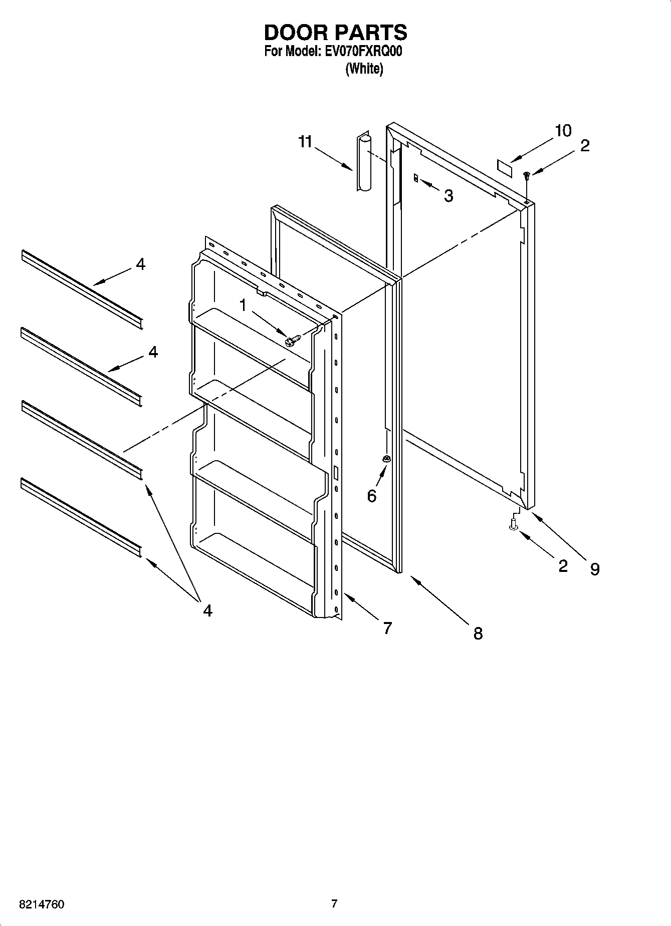 04 - DOOR PARTS, OPTIONAL PARTS (NOT INCLUDED)