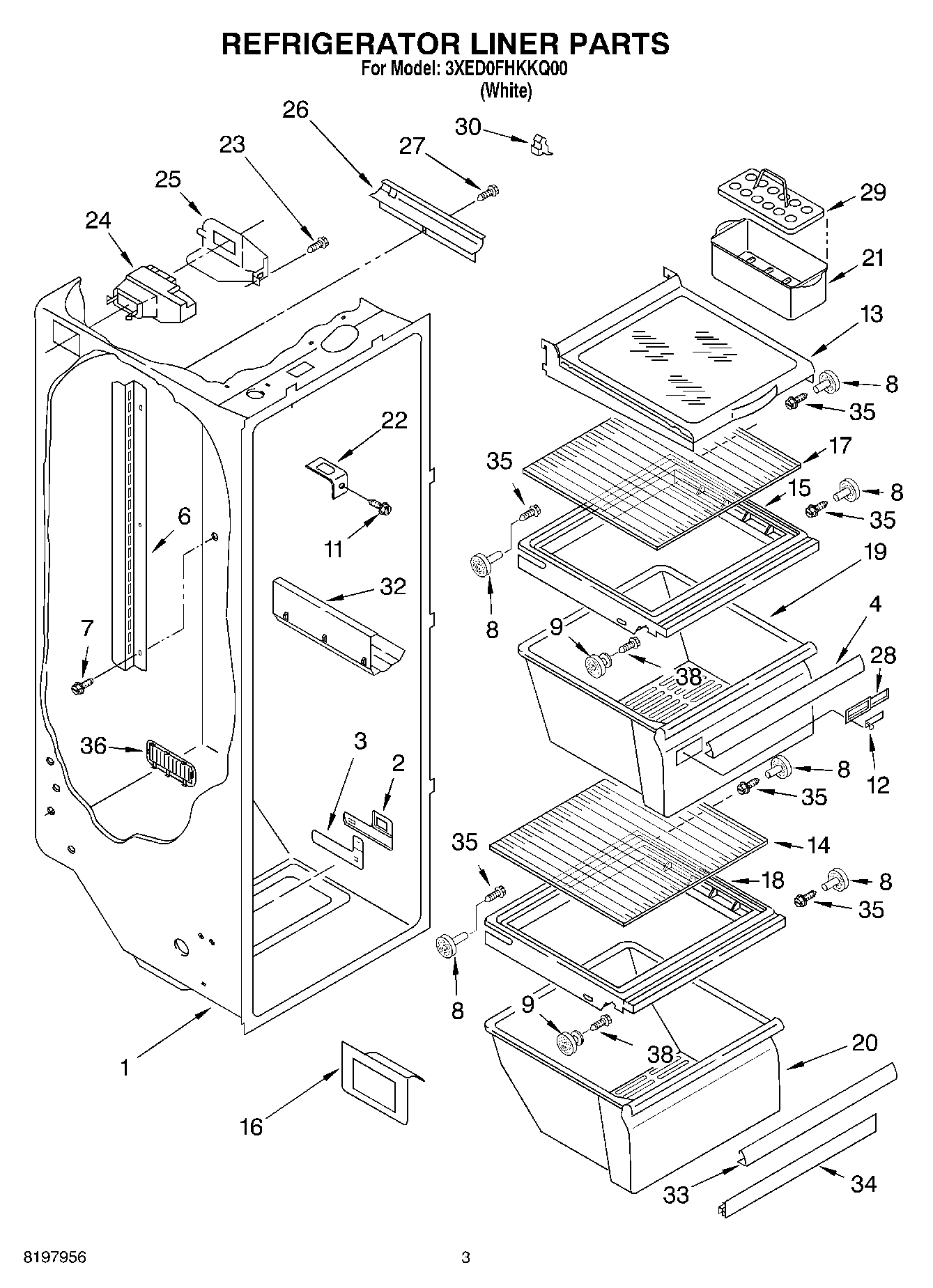 02 - REFRIGERATOR LINER