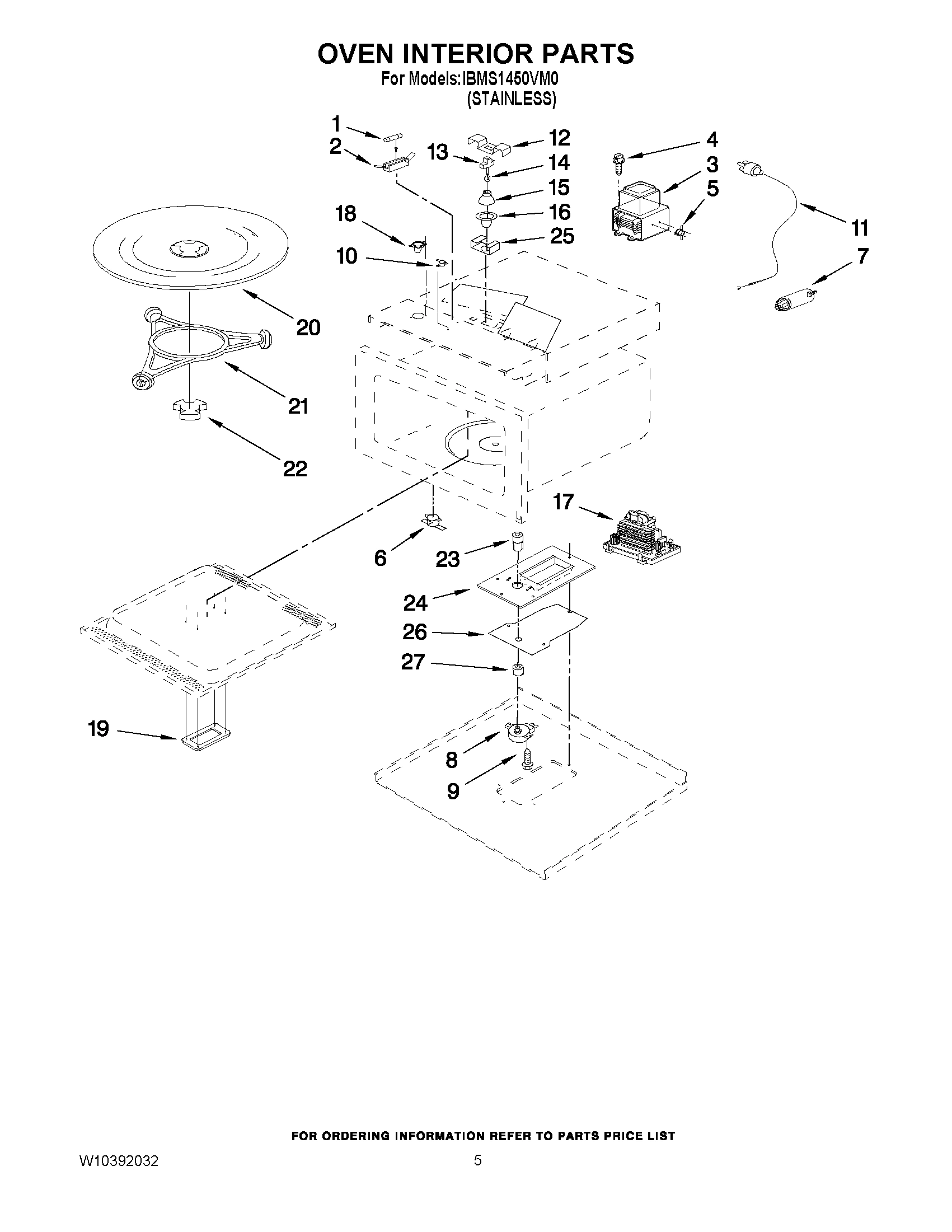 05 - OVEN INTERIOR PARTS