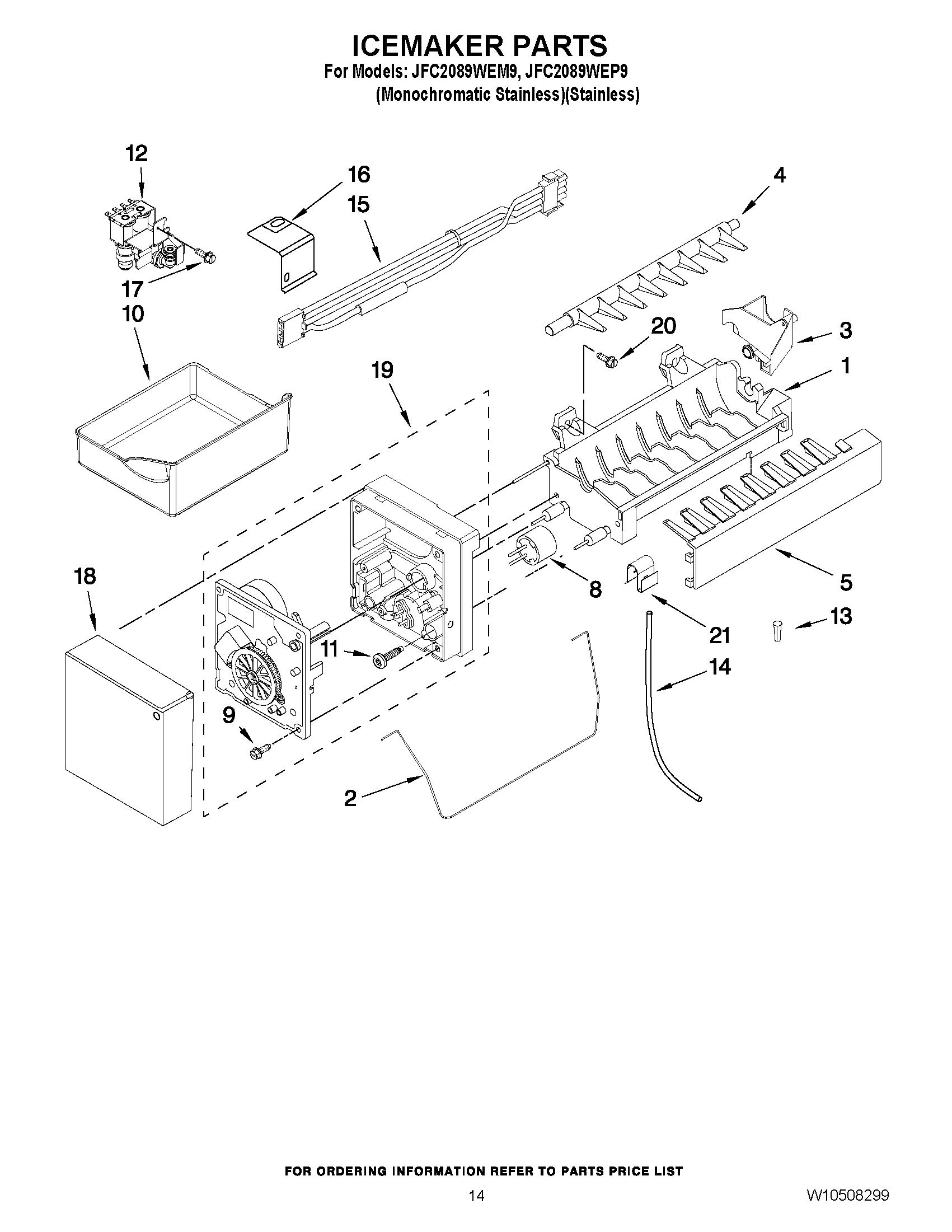 08 - ICEMAKER PARTS