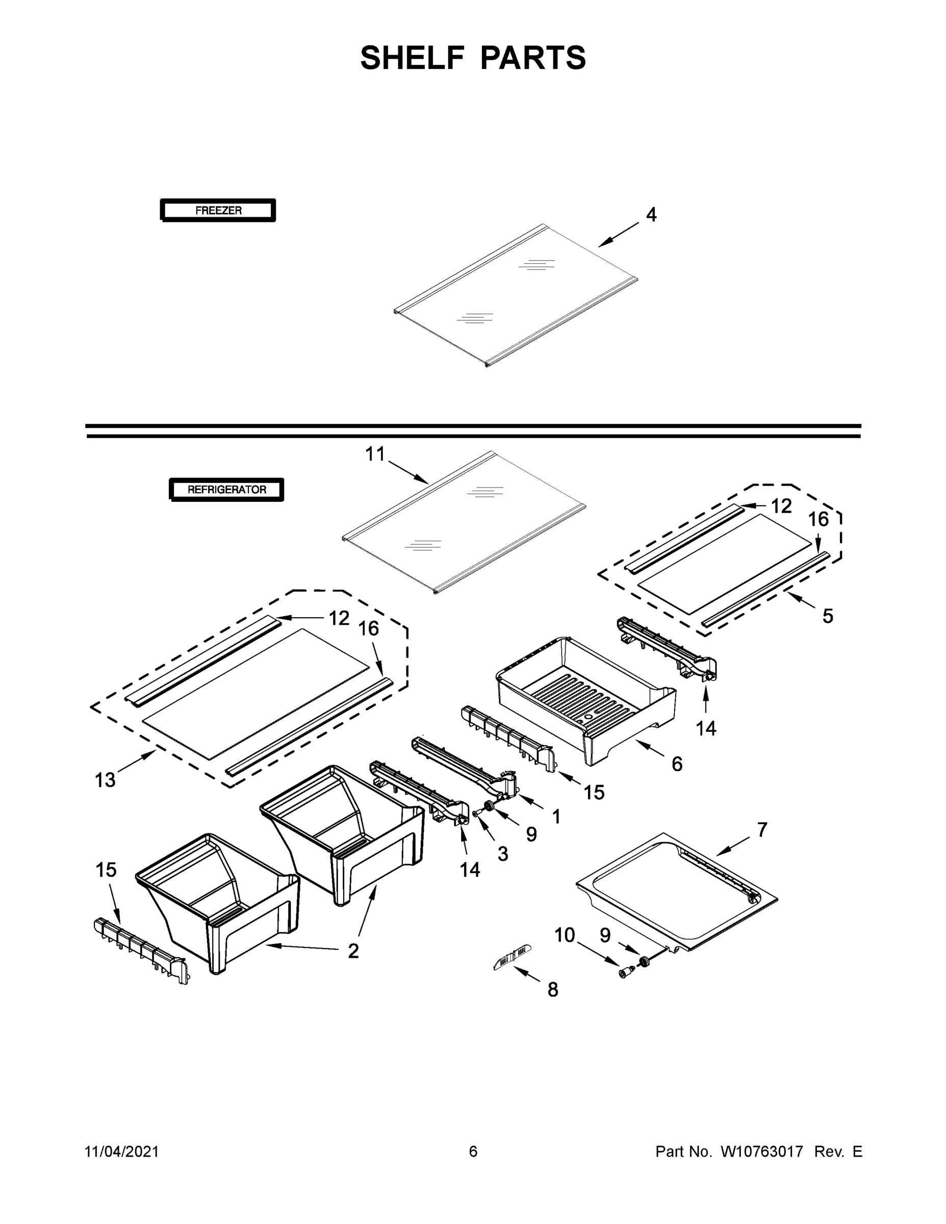 04 - SHELF PARTS