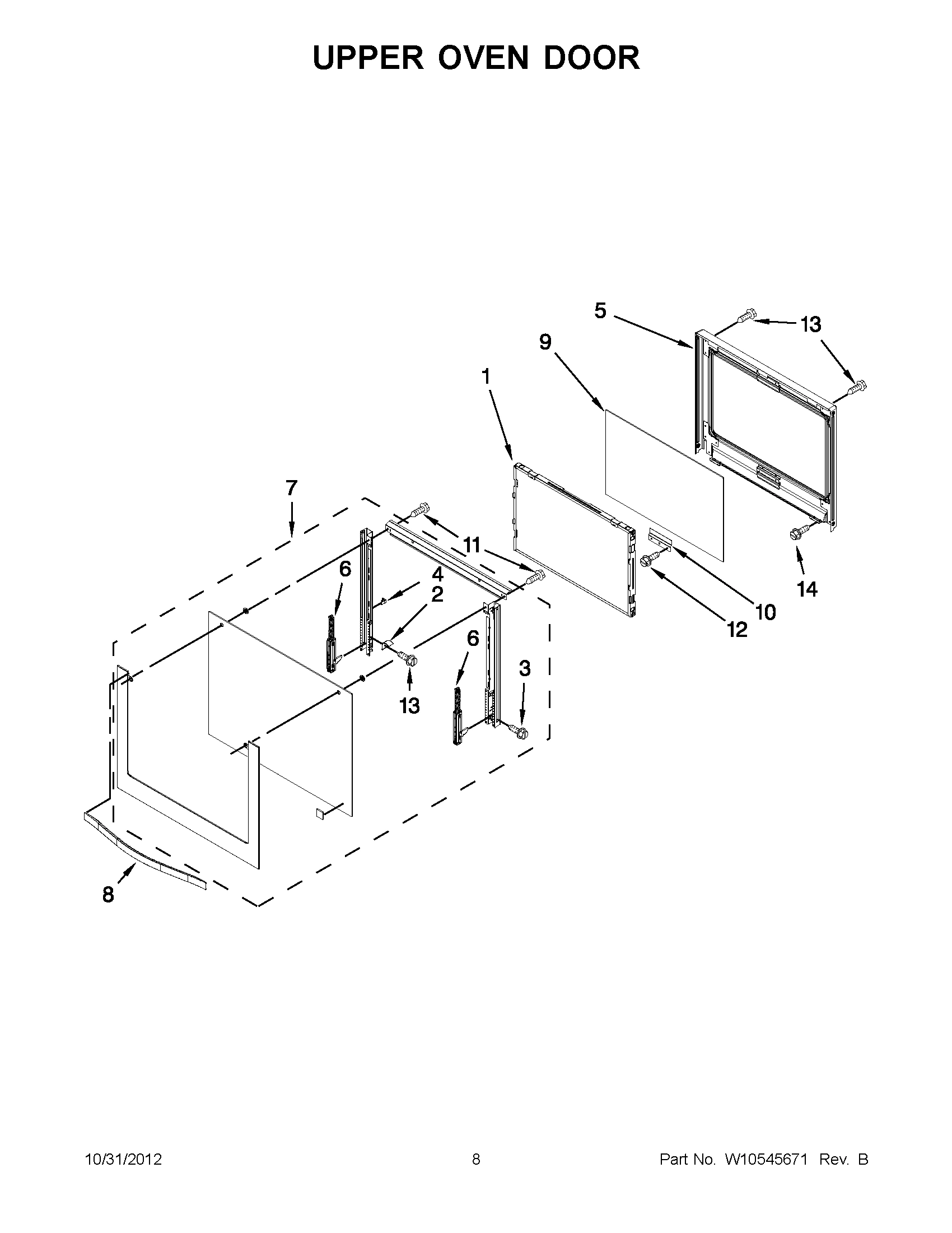04 - UPPER OVEN DOOR