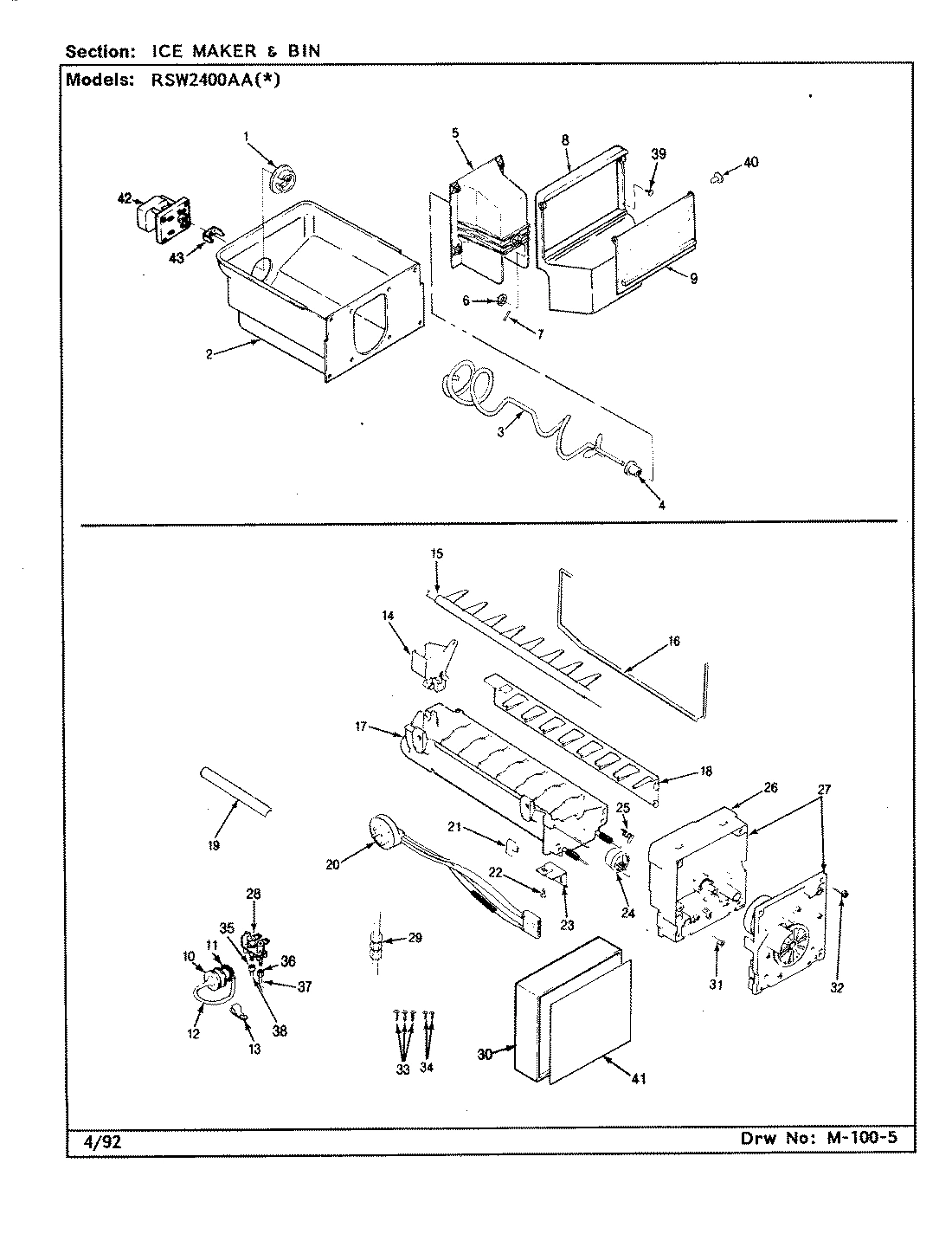 08 - ICE MAKER & BIN