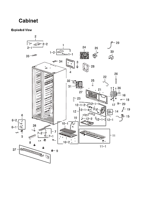 CABINET PARTS