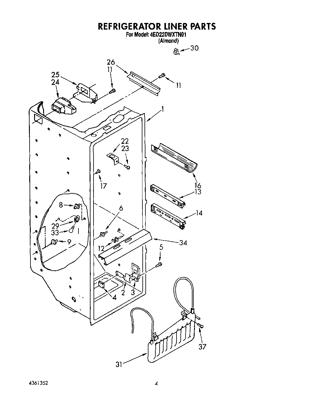 03 - REFRIGERATOR LINER
