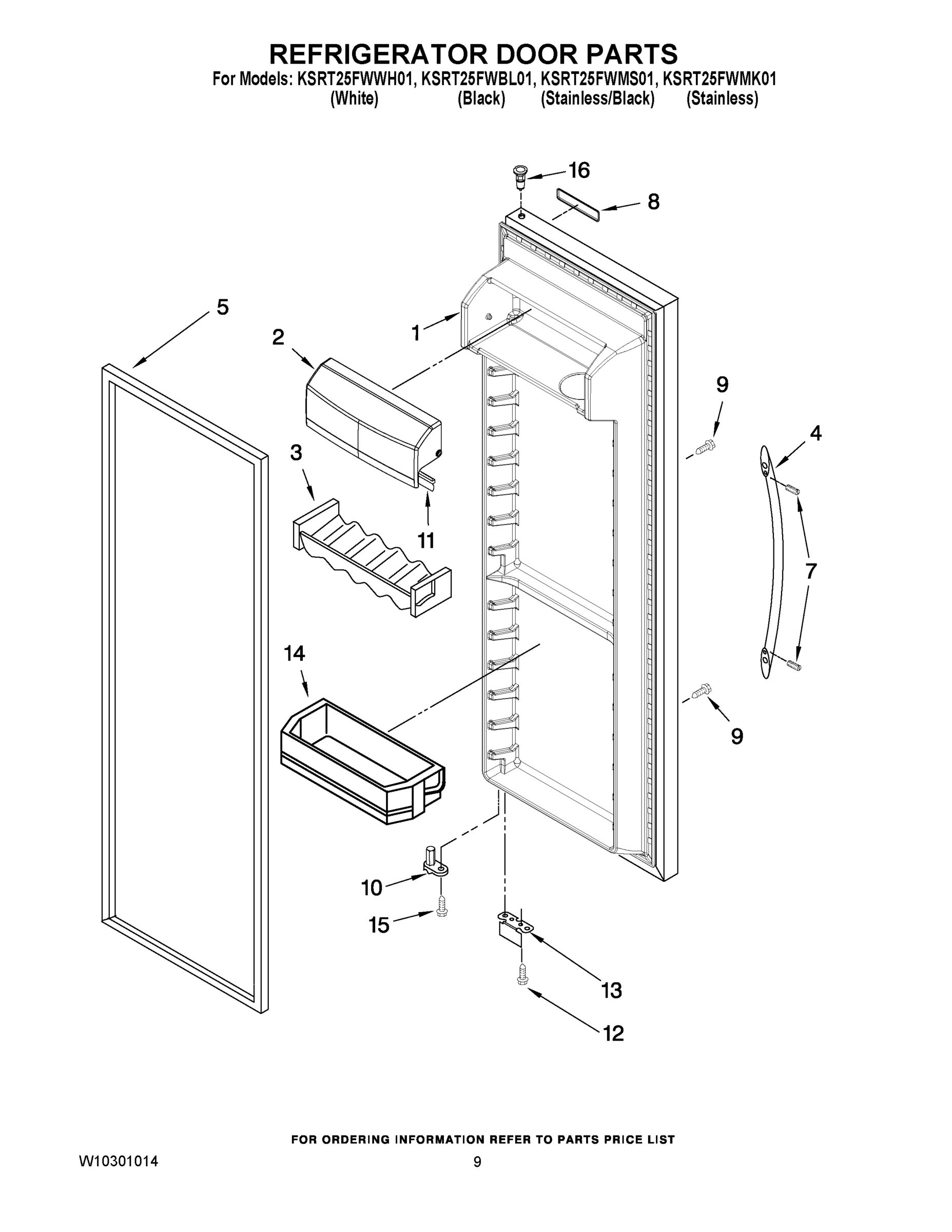 06 - REFRIGERATOR DOOR PARTS