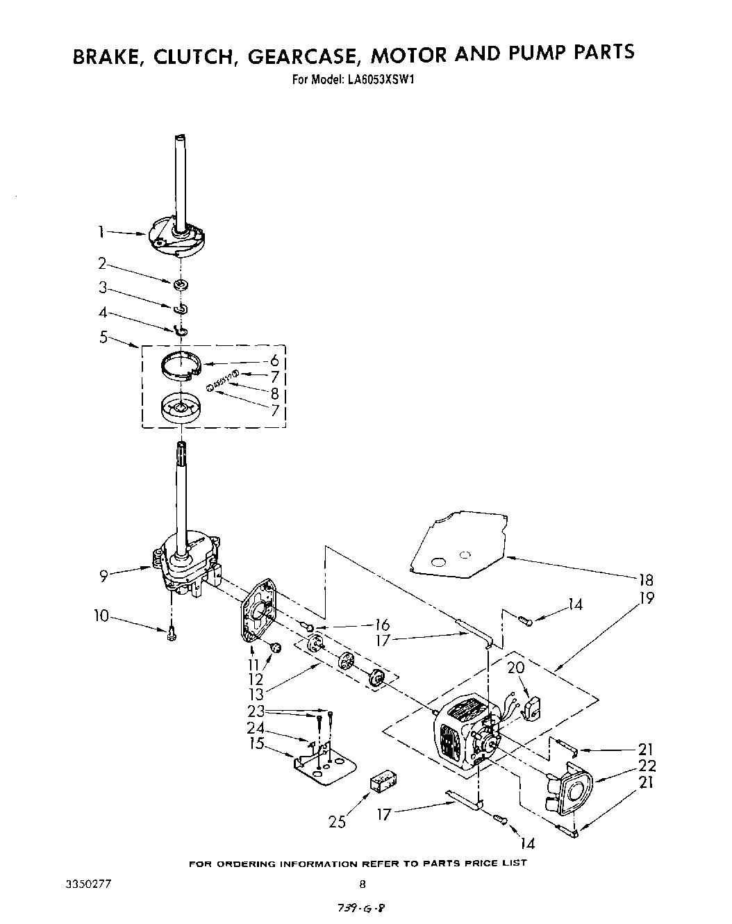 07 - BRAKE, CLUTCH, GEARCASE, MOTOR AND PUMP