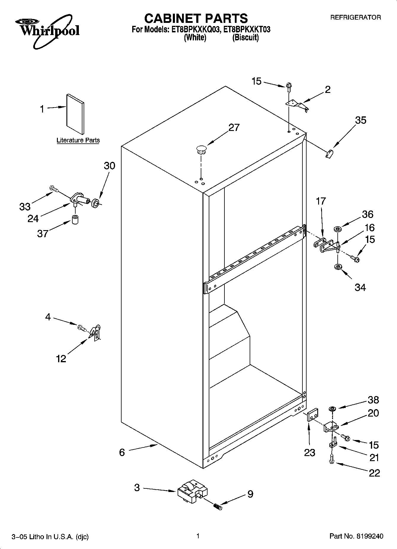 01 - CABINET PARTS