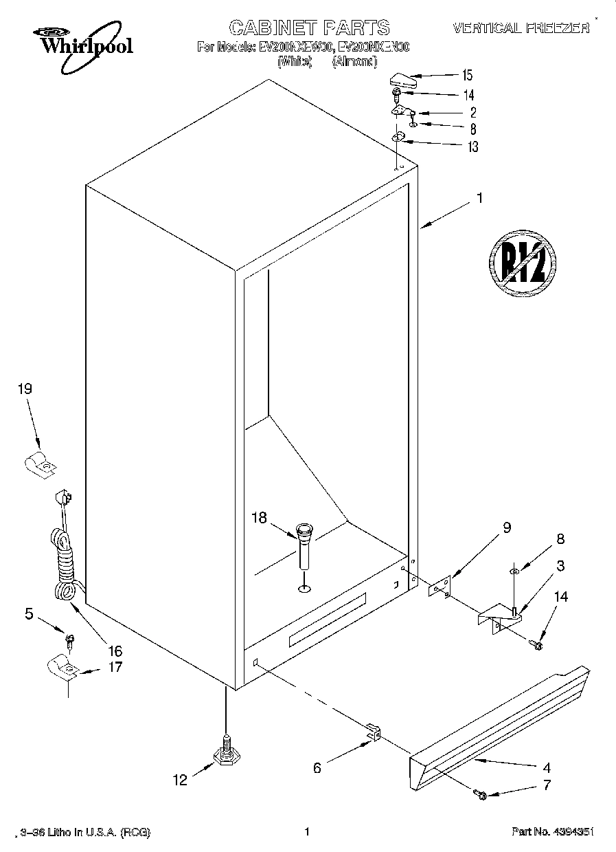 01 - CABINET, LIT/OPTIONAL