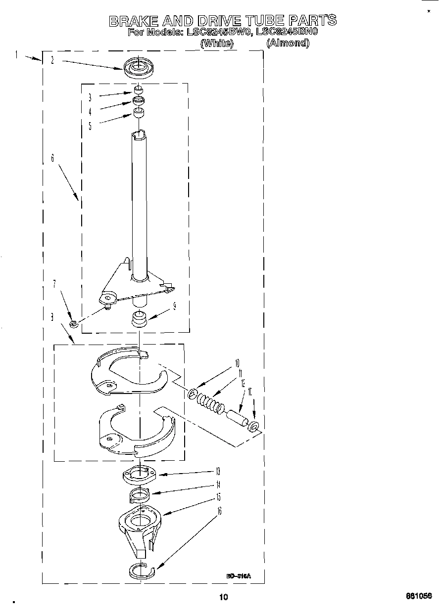 08 - BRAKE AND DRIVE TUBE