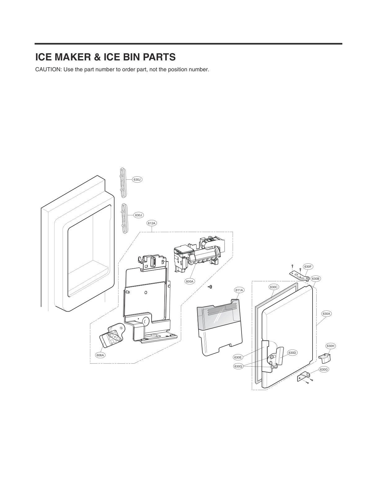 ICEMAKER & ICE BIN PARTS