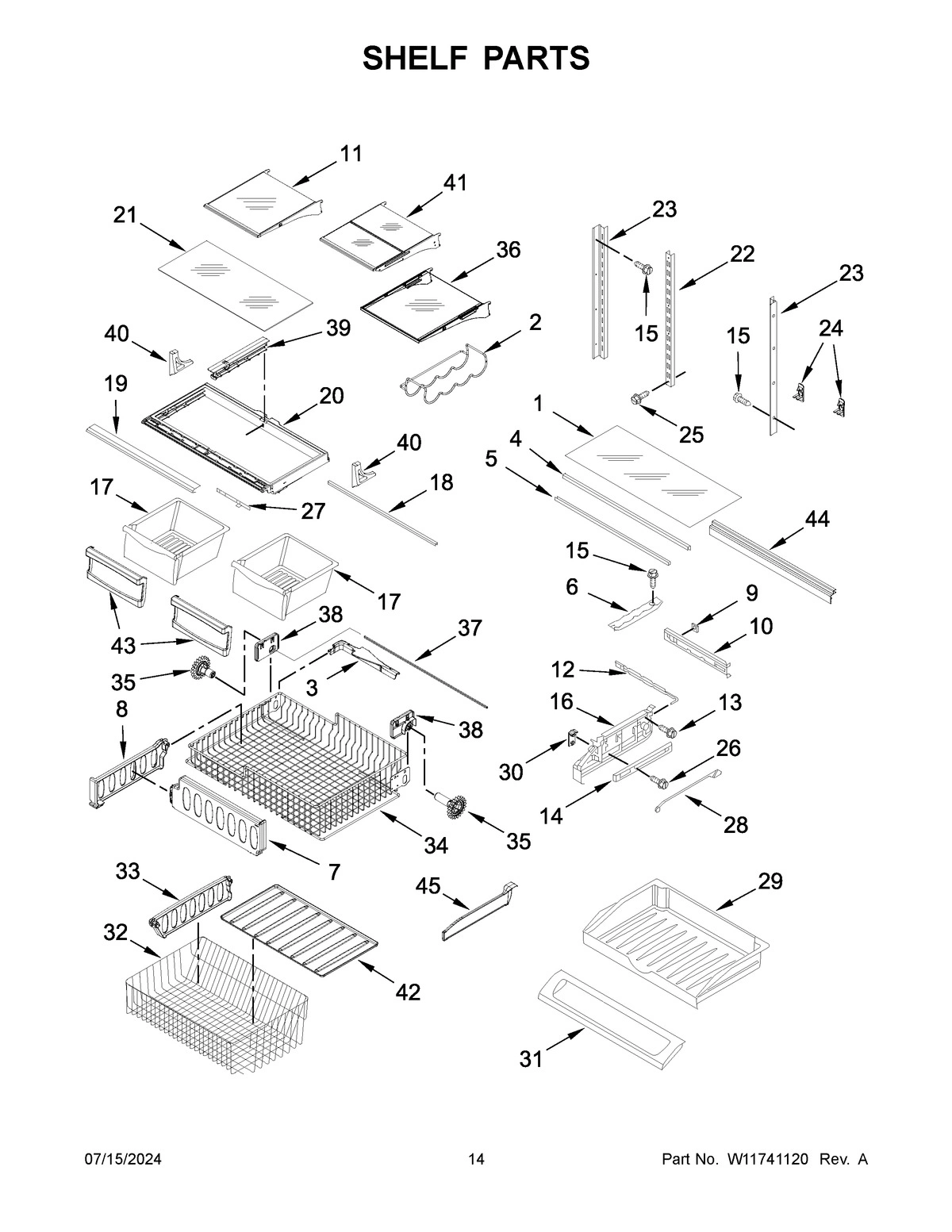 08 - SHELF PARTS