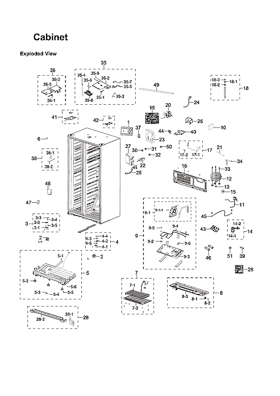 CABINET PARTS