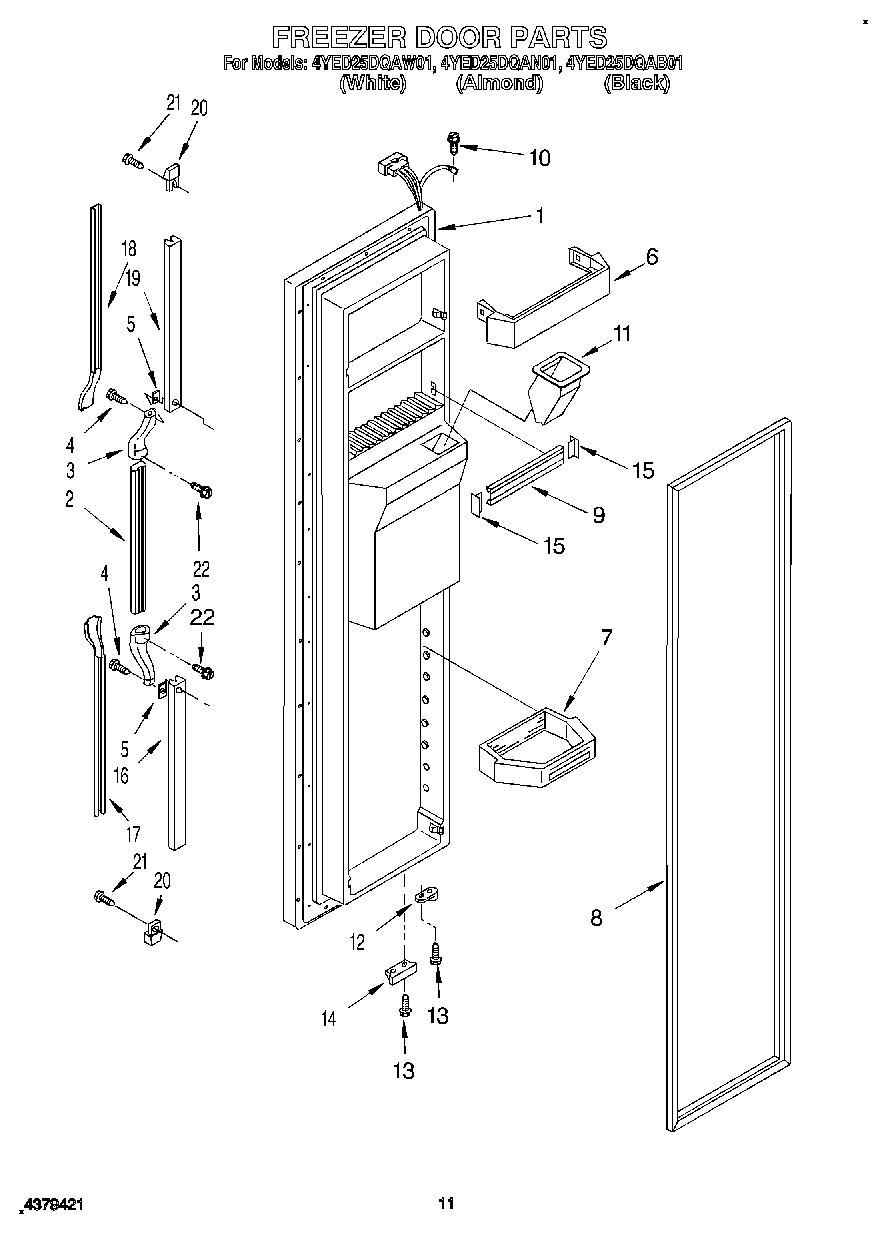 07 - FREEZER DOOR