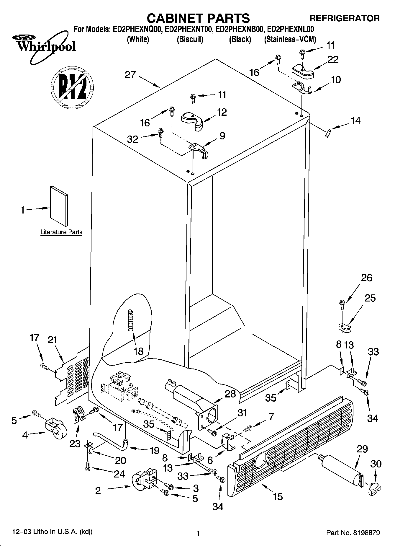 01 - CABINET PARTS