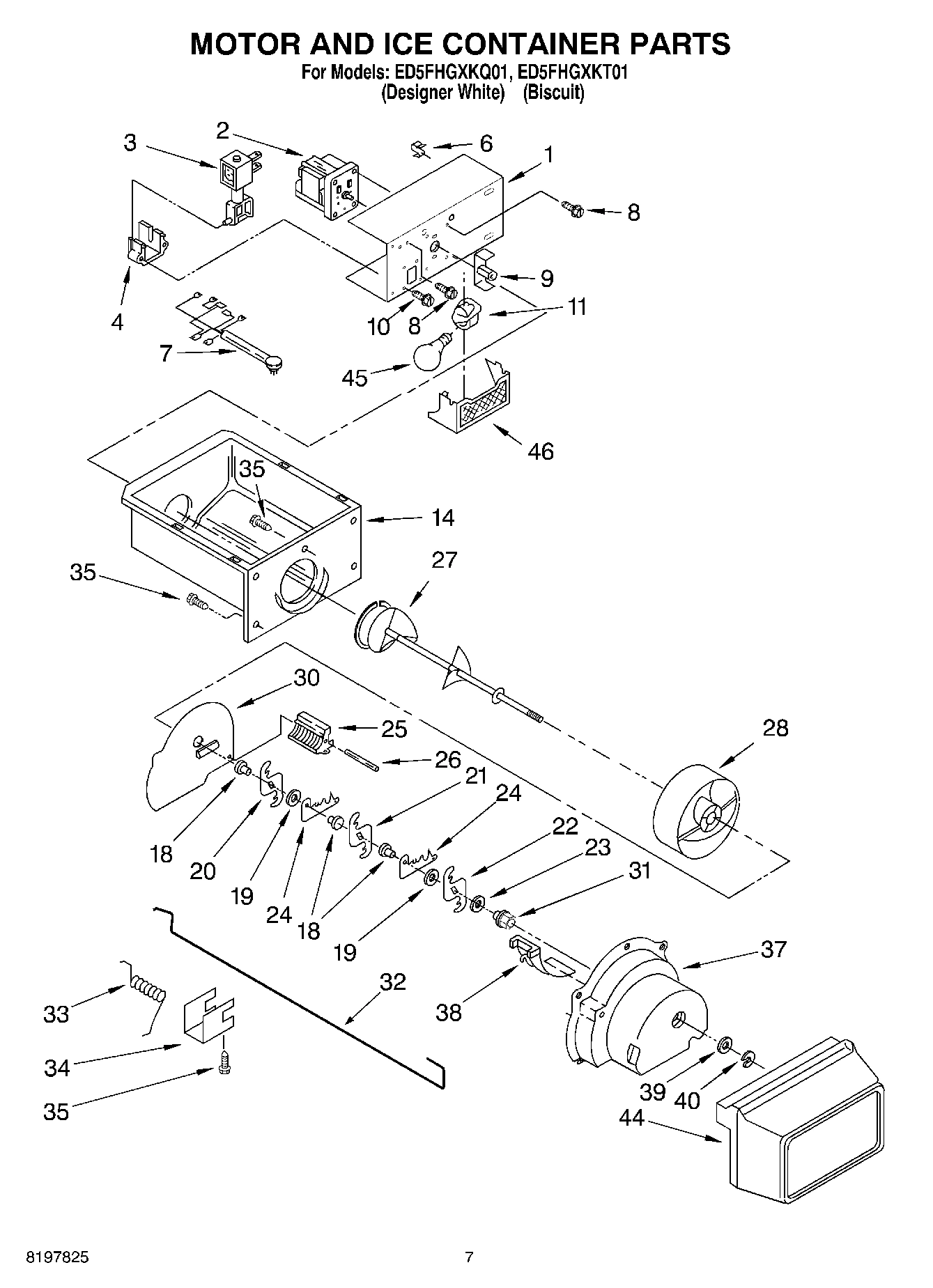 05 - MOTOR AND ICE CONTAINER