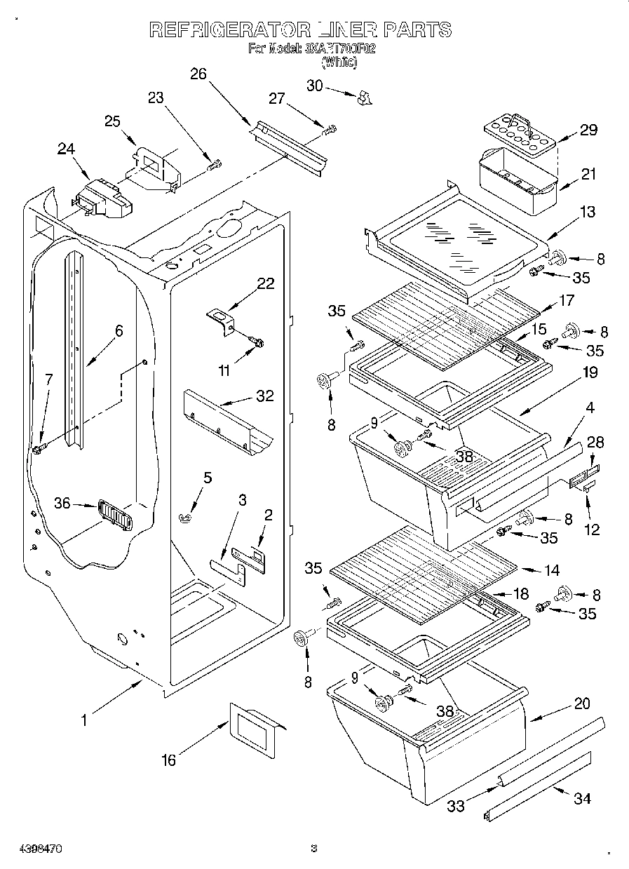 02 - REFRIGERATOR LINER