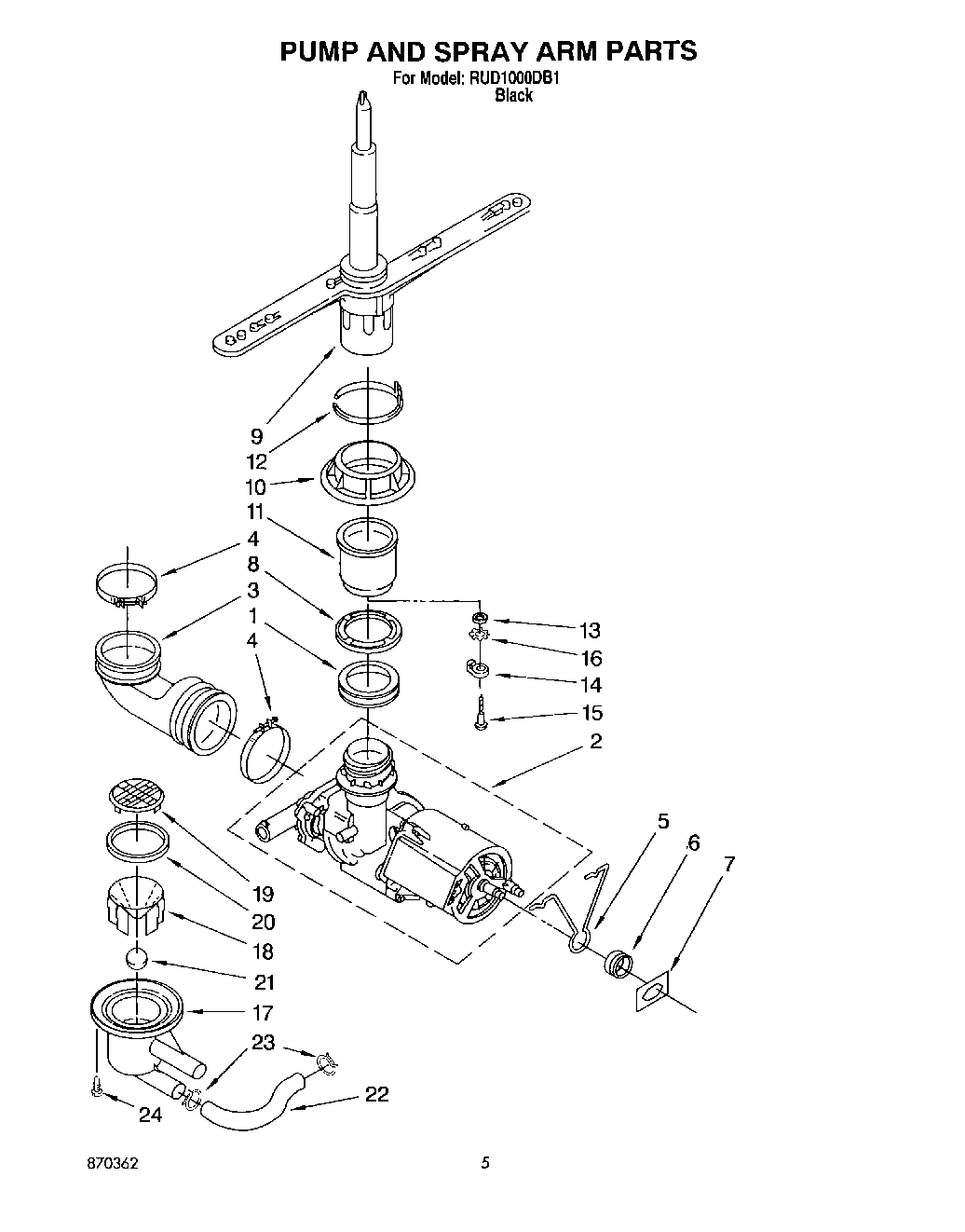 04 - PUMP AND SPRAY ARM