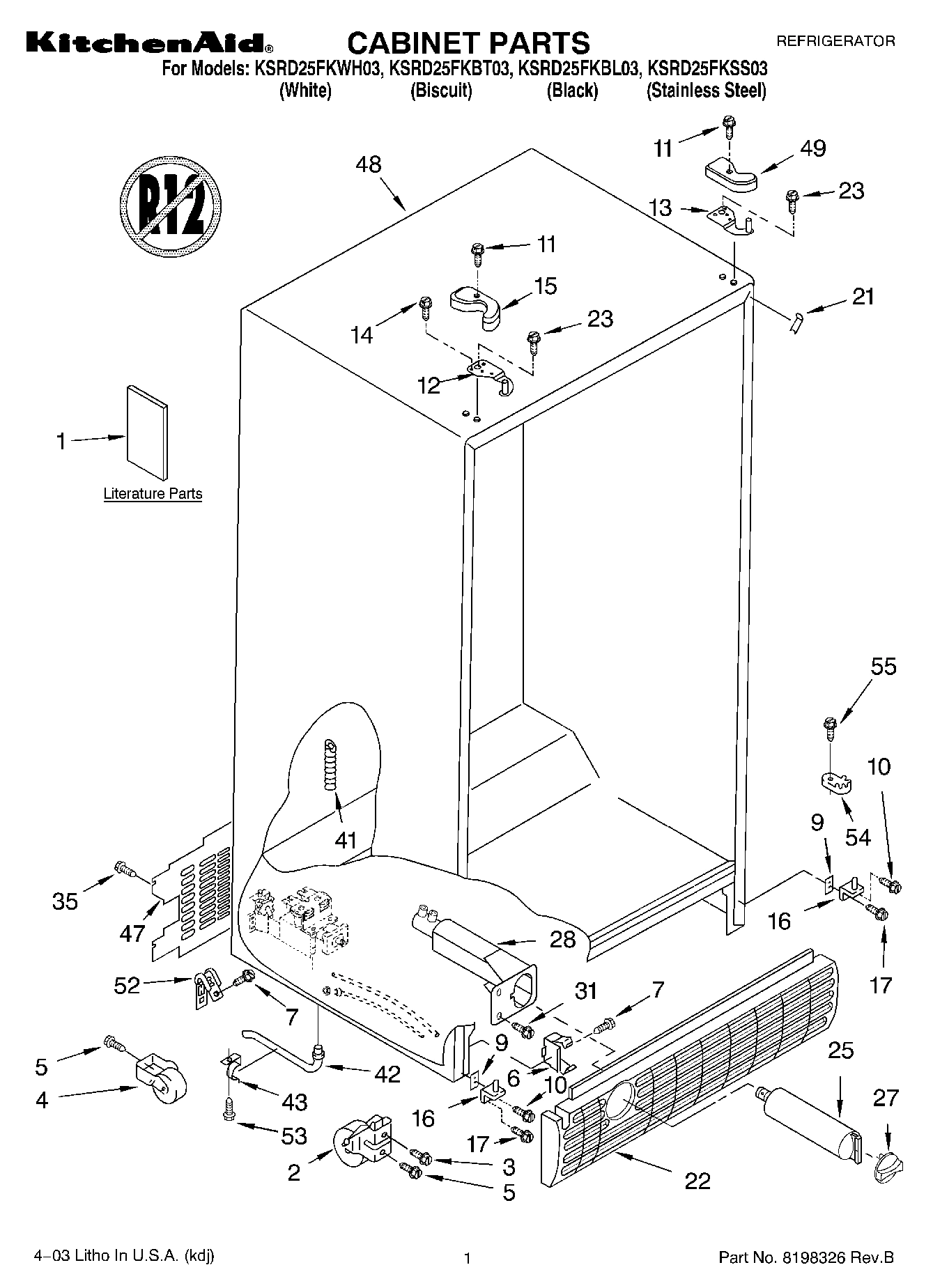 01 - CABINET PARTS