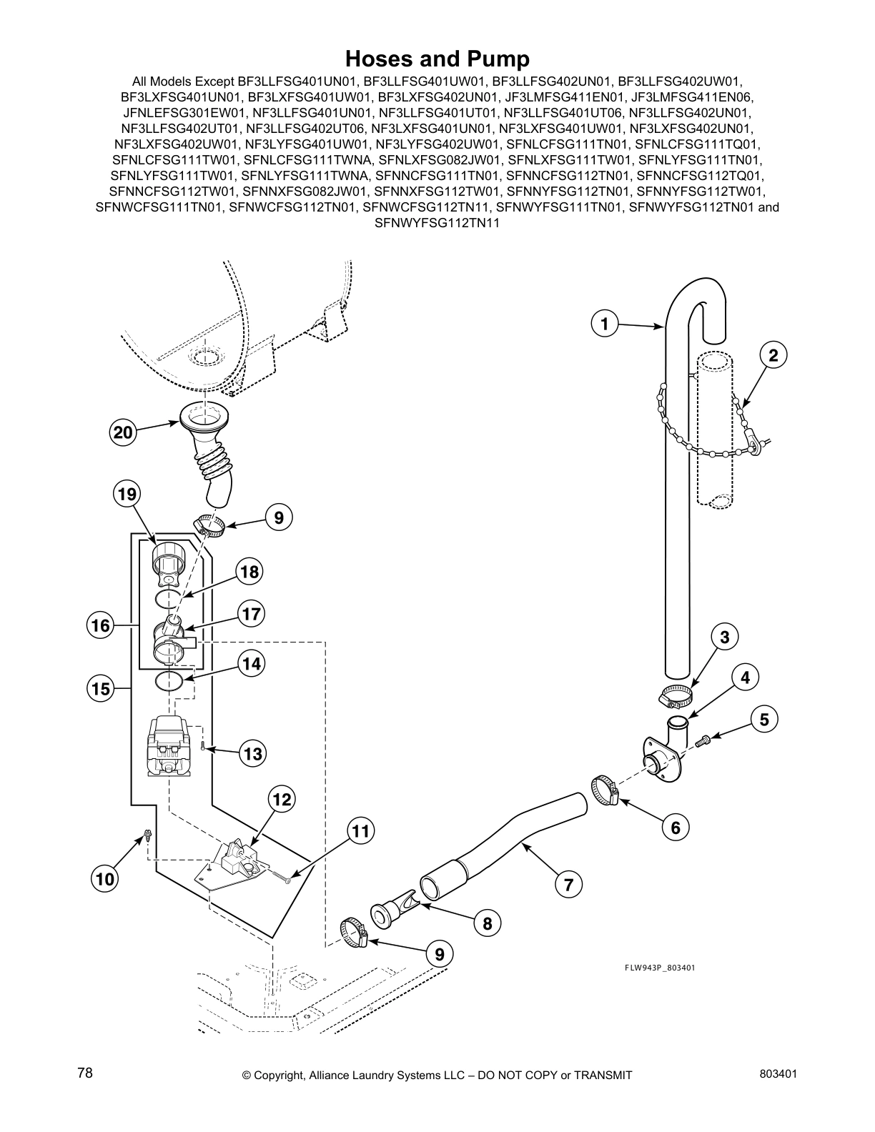 Hoses and Pump