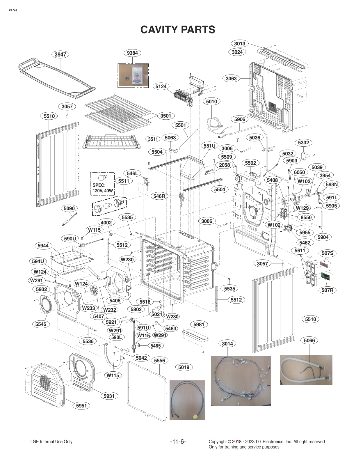 CAVITY PARTS